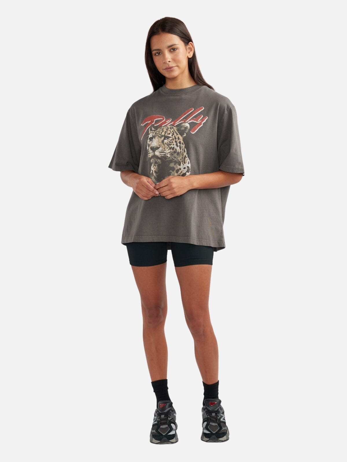 Pelly Tour Tee - Smoke Tops Ena Pelly 