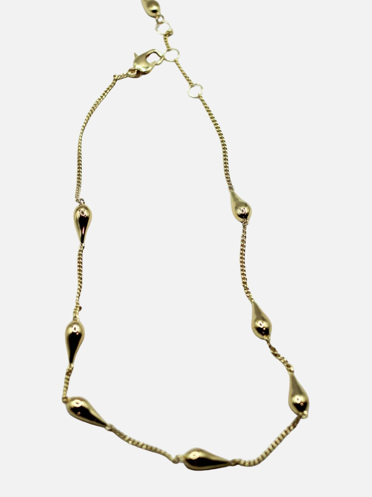 Rainfall Necklace: Brass + 18K Gold Plating