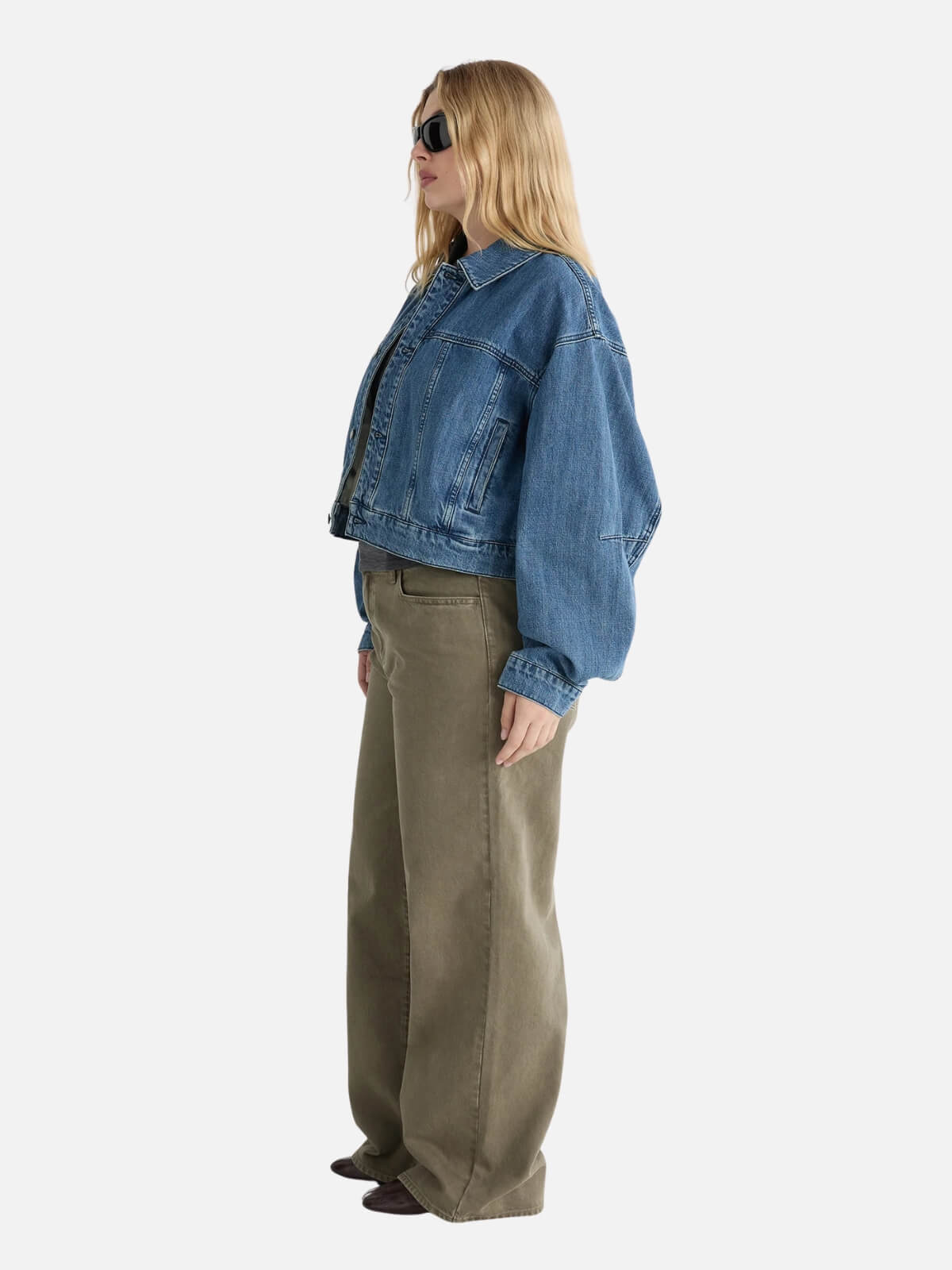 The Laura Jacket  - Blue Denim
