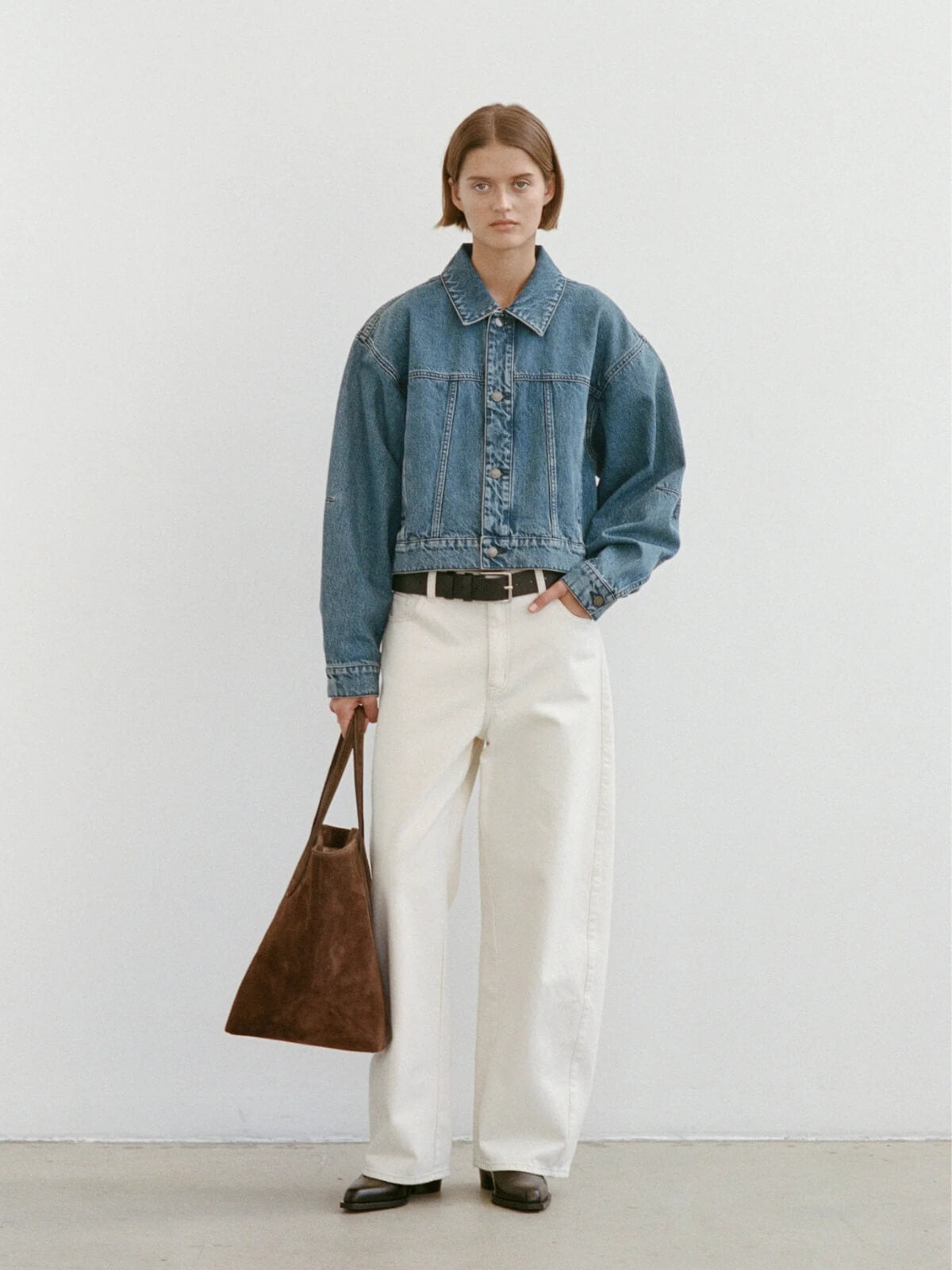 The Laura Jacket  - Blue Denim