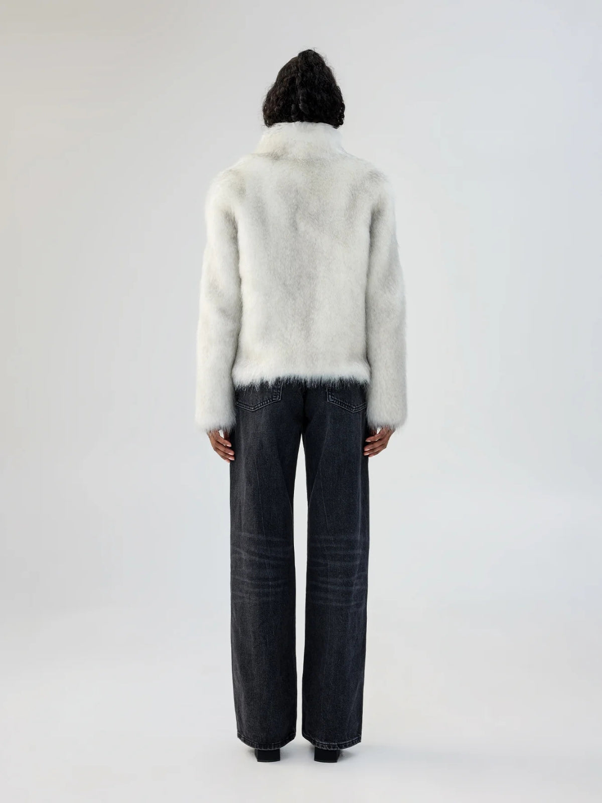 Fur Delish Jacket - Swiss White