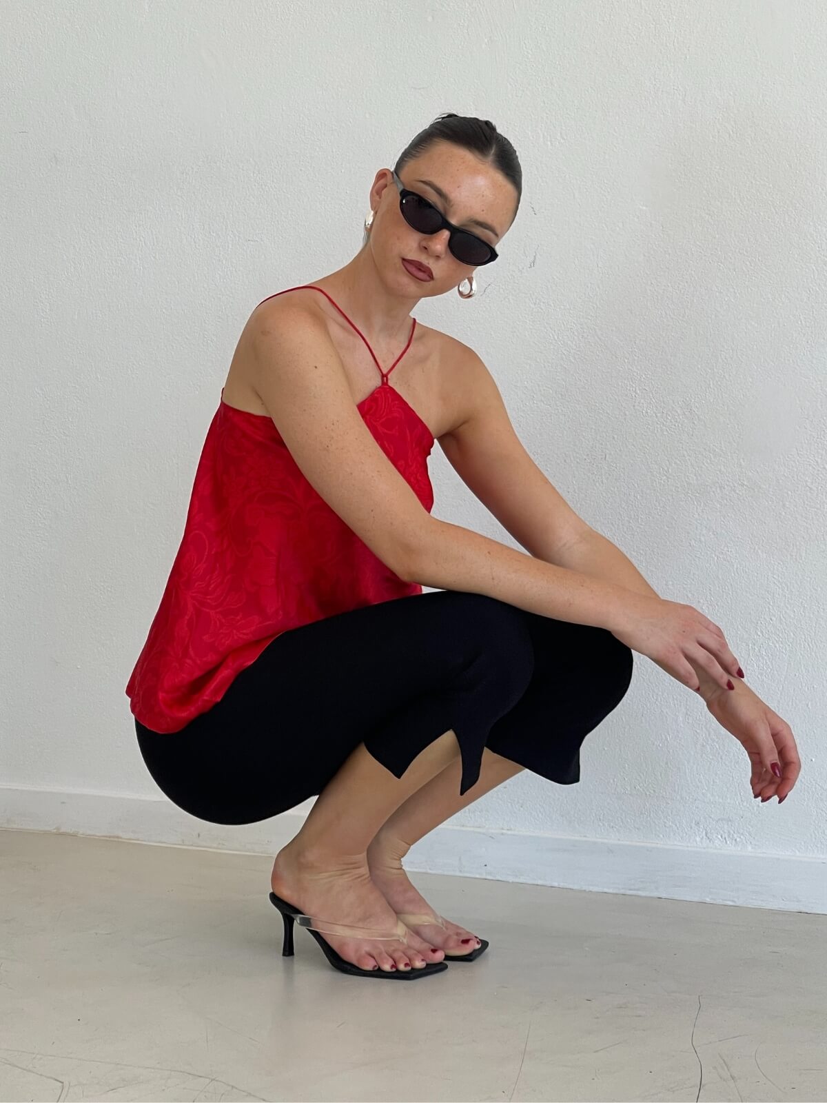 Allegra Scarf Top - Scarlett Bloom