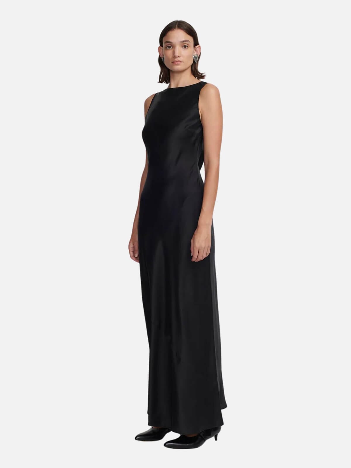 Hansen & Gretel | Elle Maxi Dress - Black | Perlu