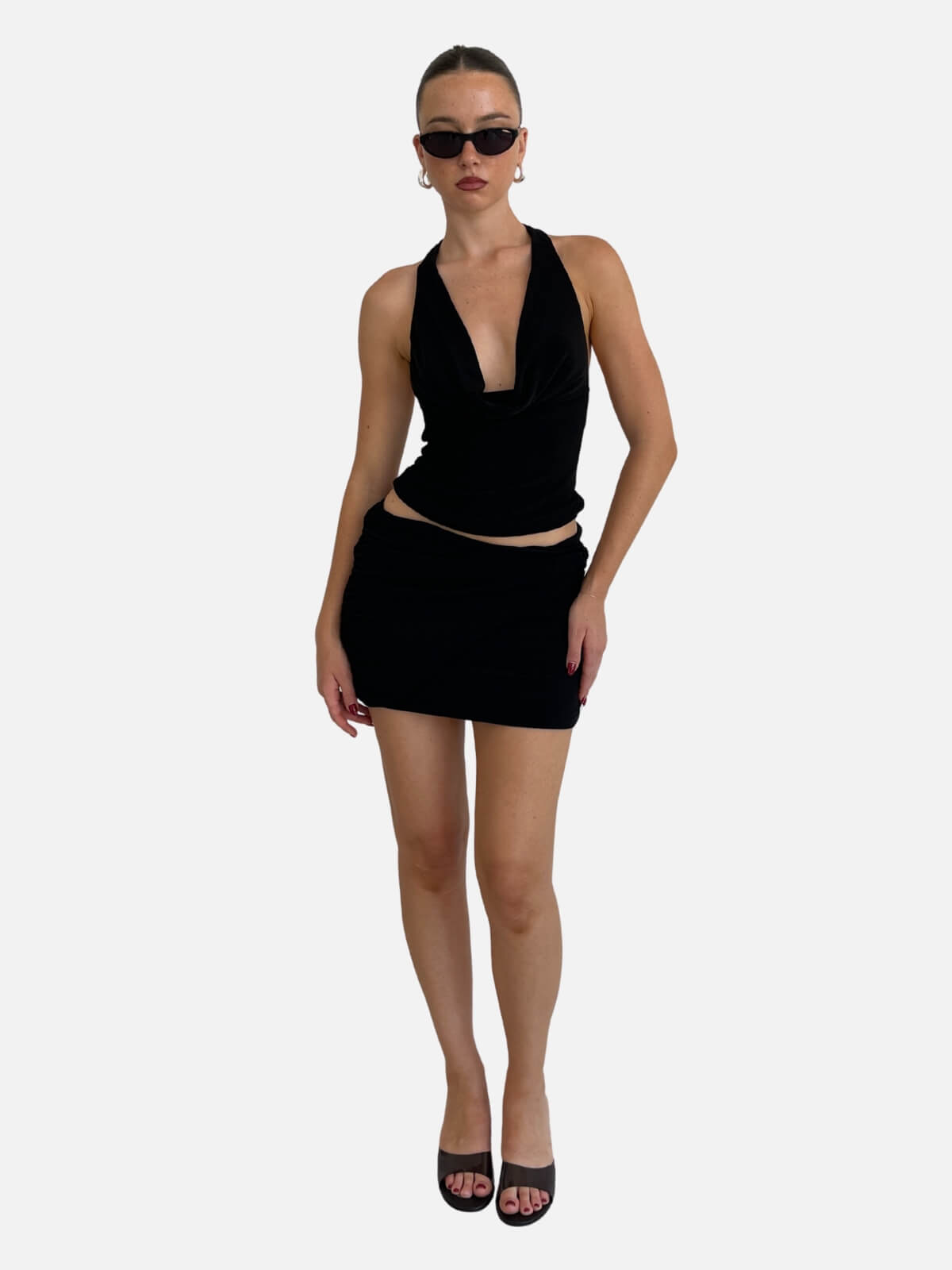 Elowen Mini Skirt - Black