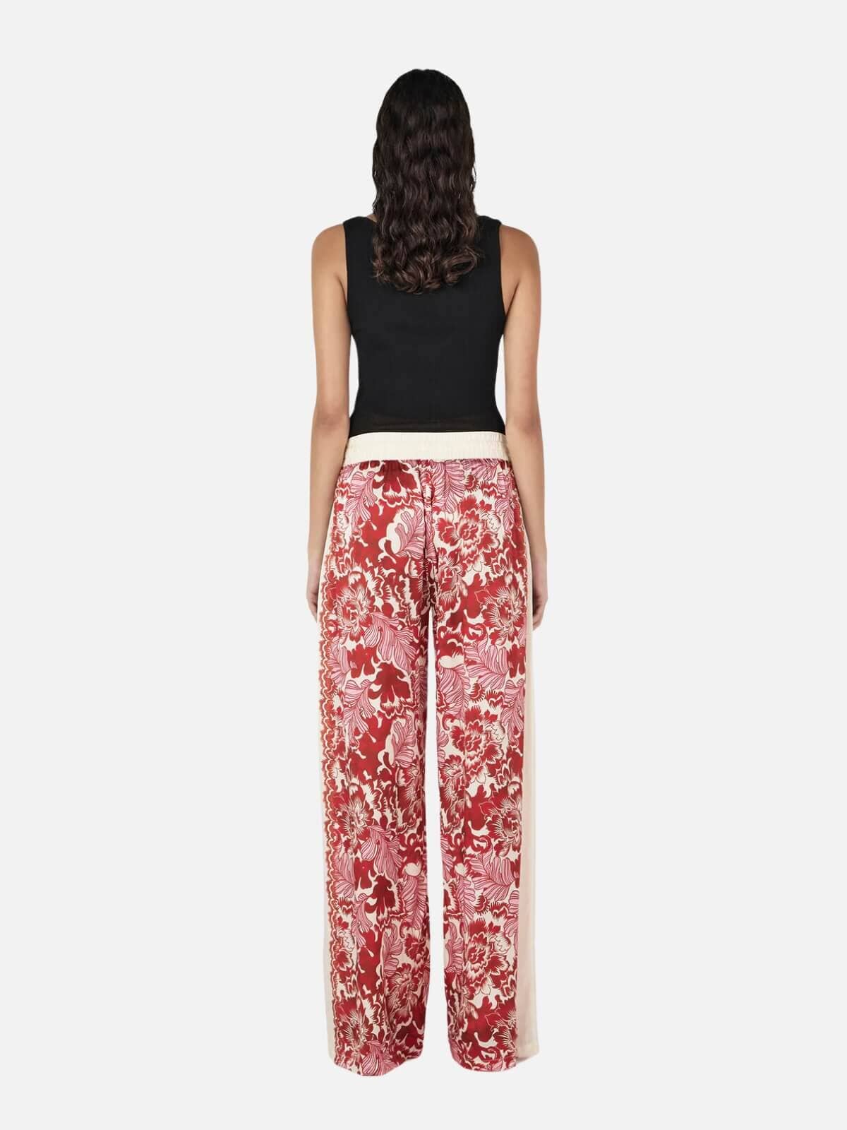 Hansen & Gretel | Empress Relaxed pant - Scarlet Garden | Perlu 