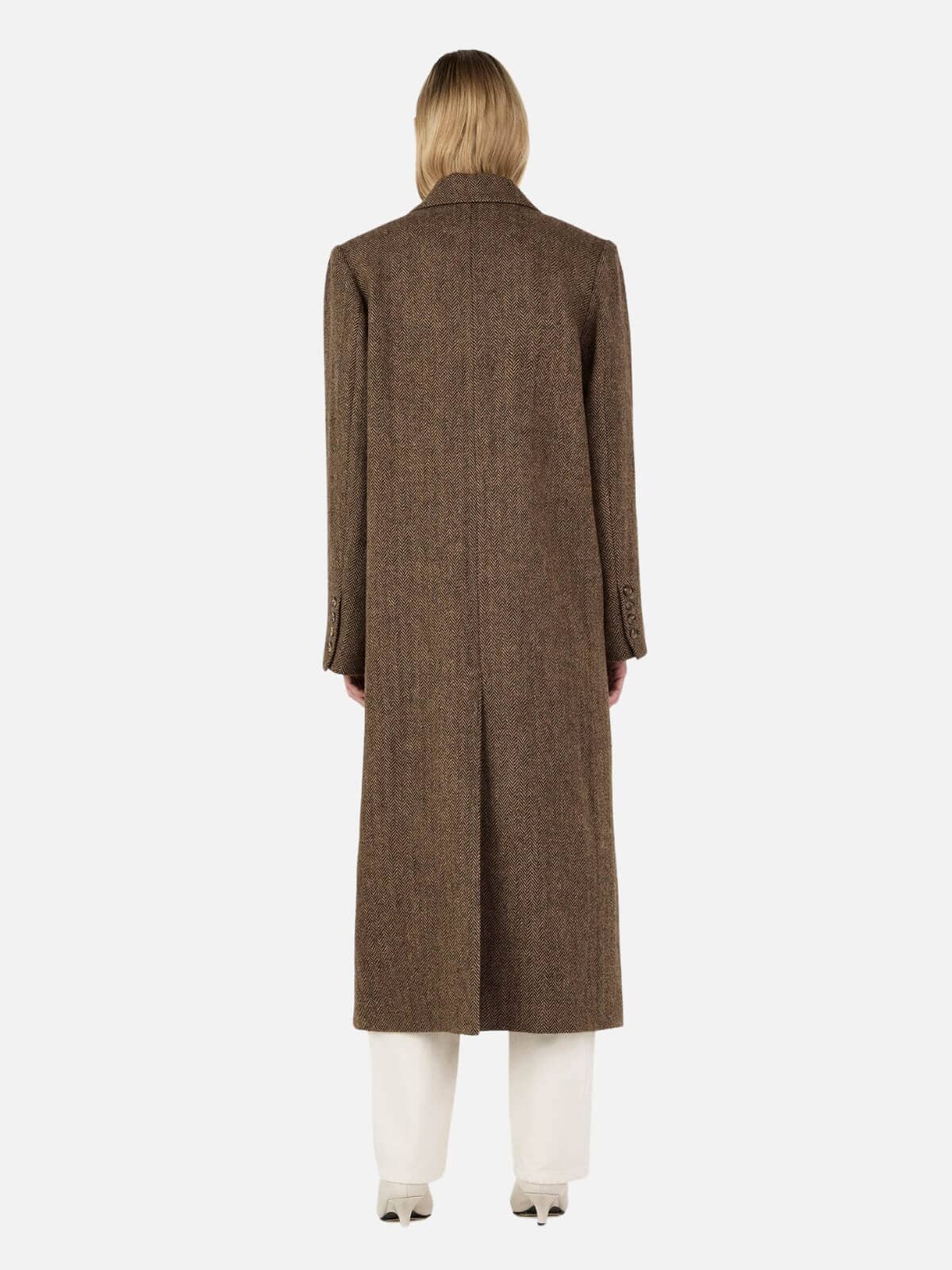 Frederik Tailored Coat - Brown Coats & Jackets Hansen and Gretel 