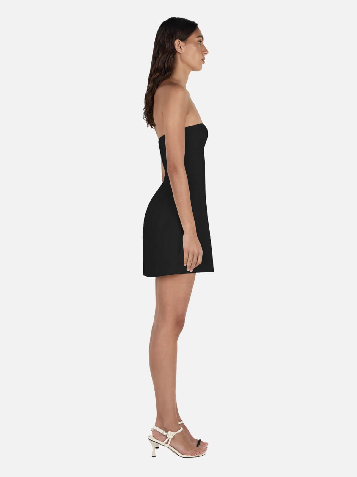 Maggie Taffeta Dress - Black