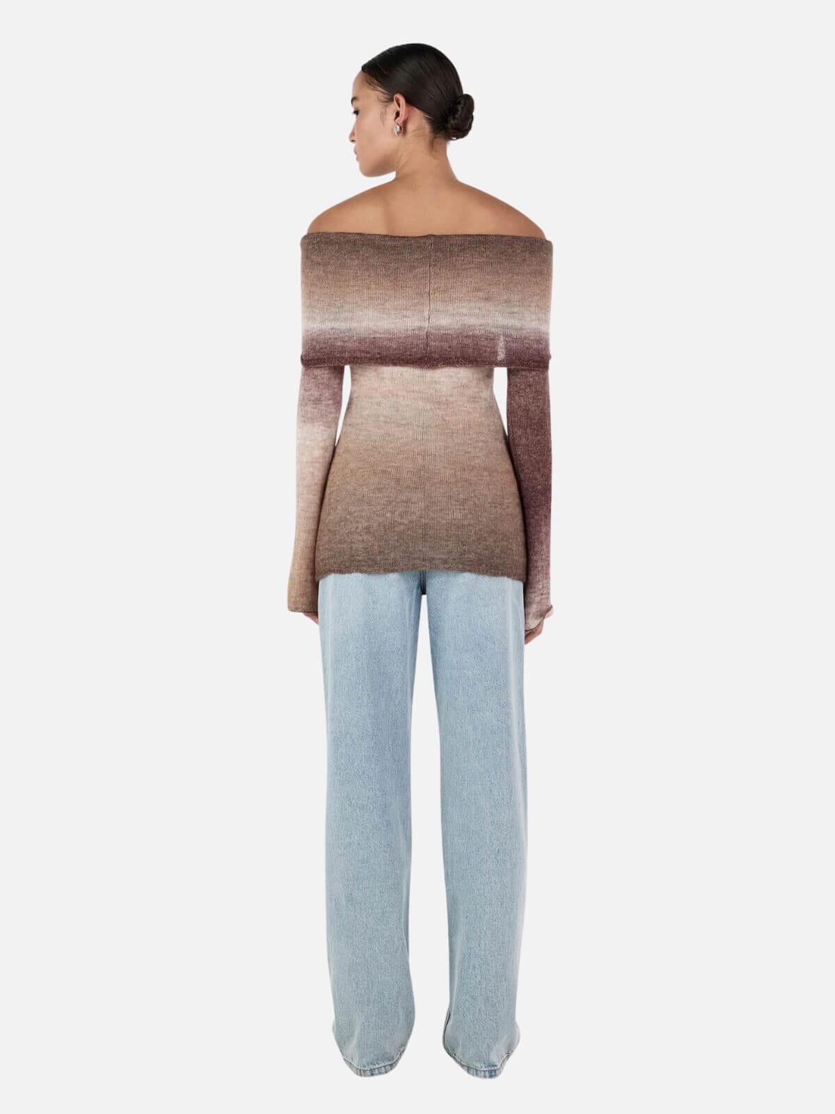 Naziree Knit Top - Mocha Marle Jumpers & Knitwear Hansen and Gretel 