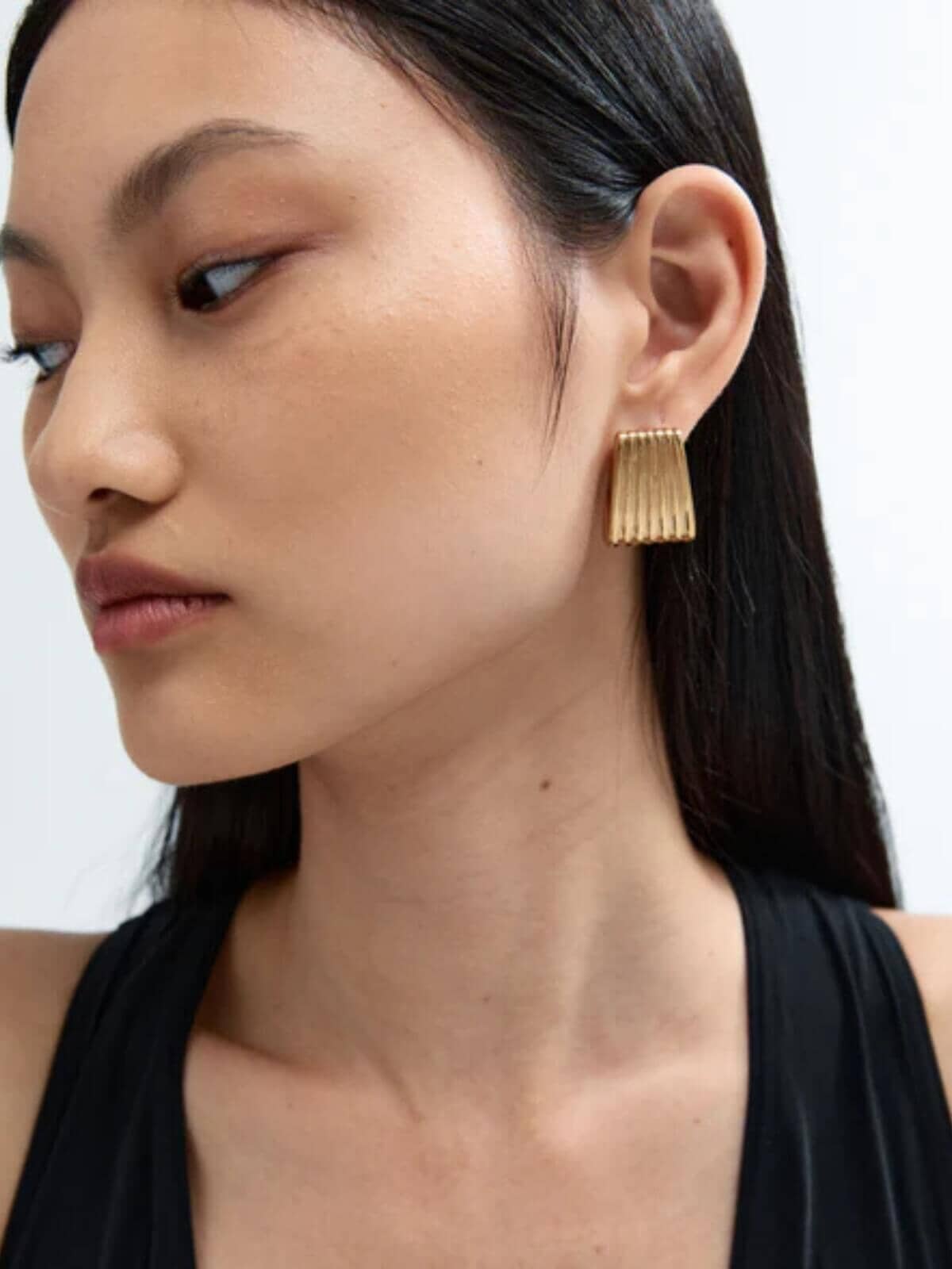 Ribbed - Gold Earrings Heaven Mayhem 