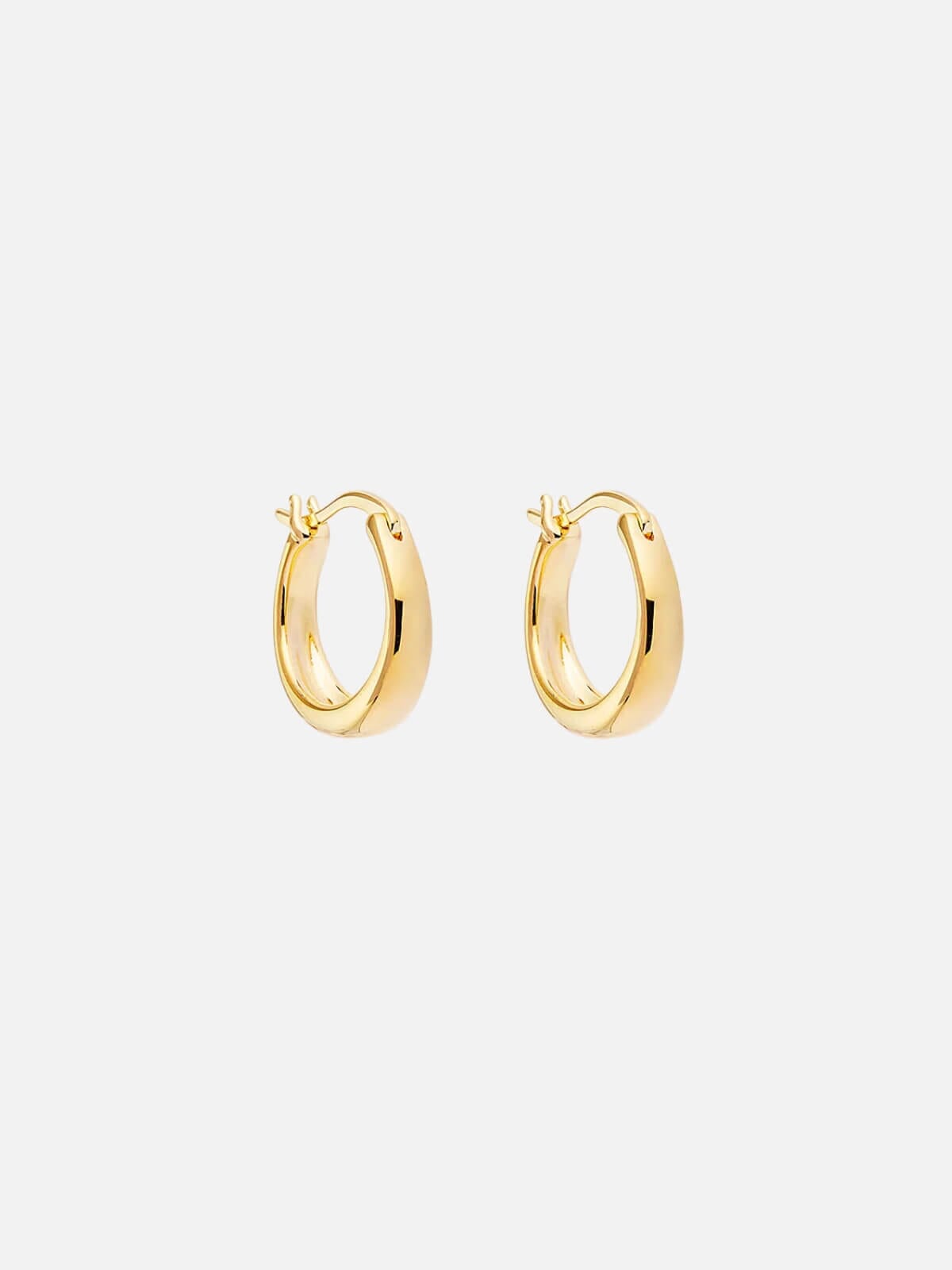 Infinite Horizon Small Hoops - Gold Earrings By Charlotte 