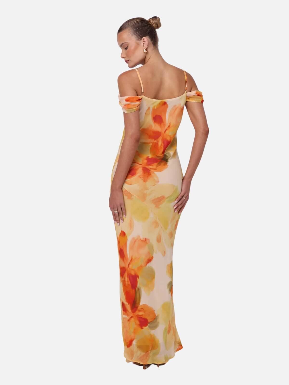 Isabelle Quinn | Wren Maxi Dress - Marigold | Perlu