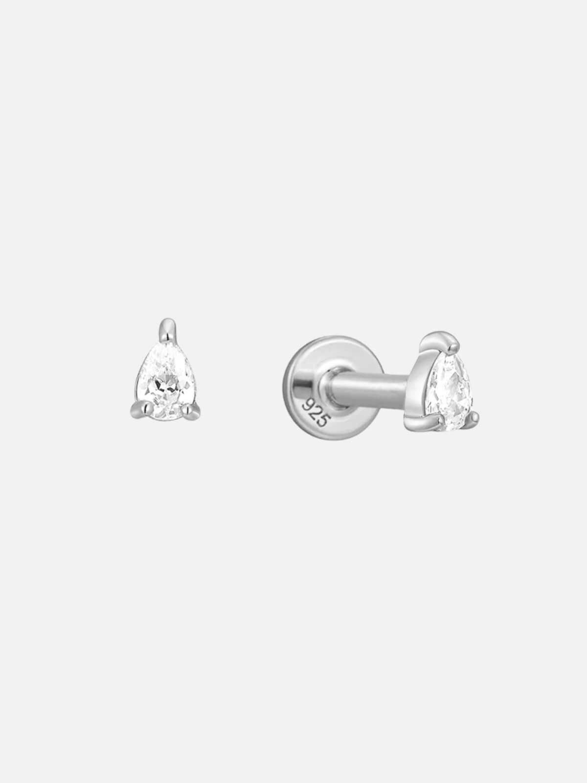 Jina Cartilage Earrings - Silver