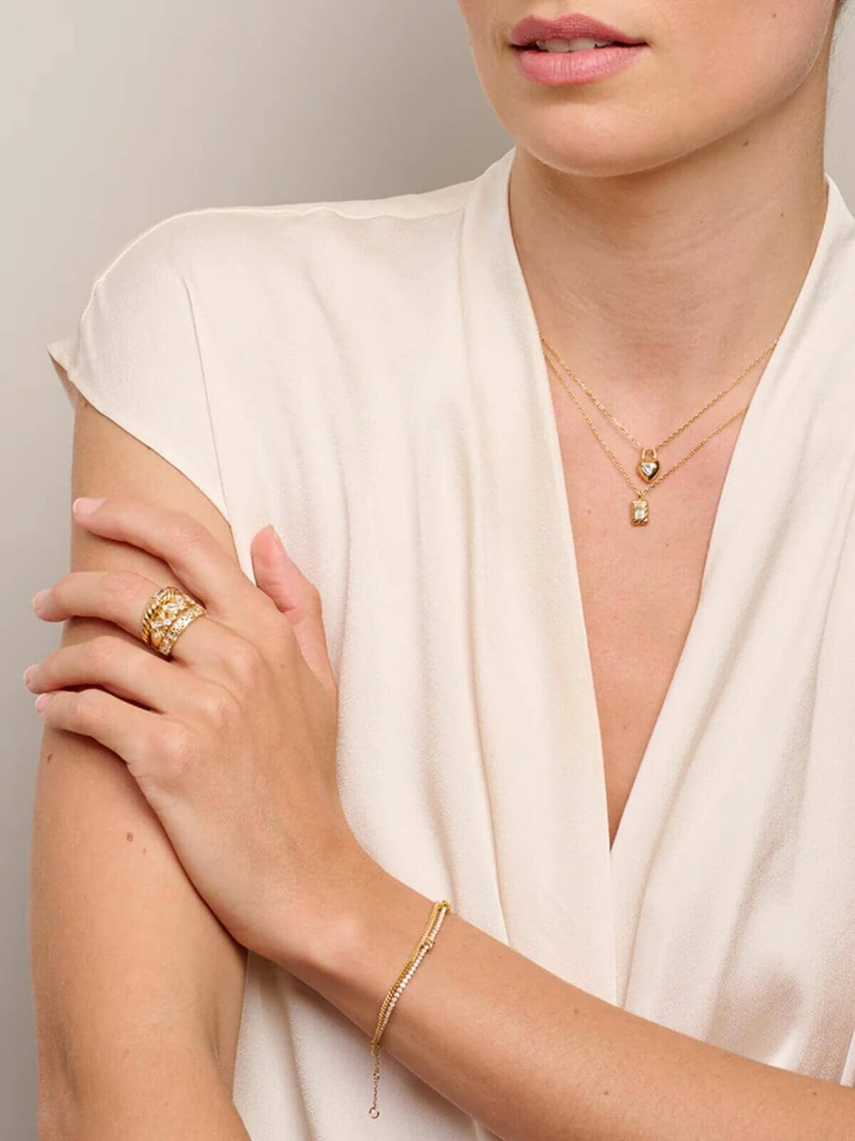 Jolie & Deen | Alba Ring - Gold | Perlu