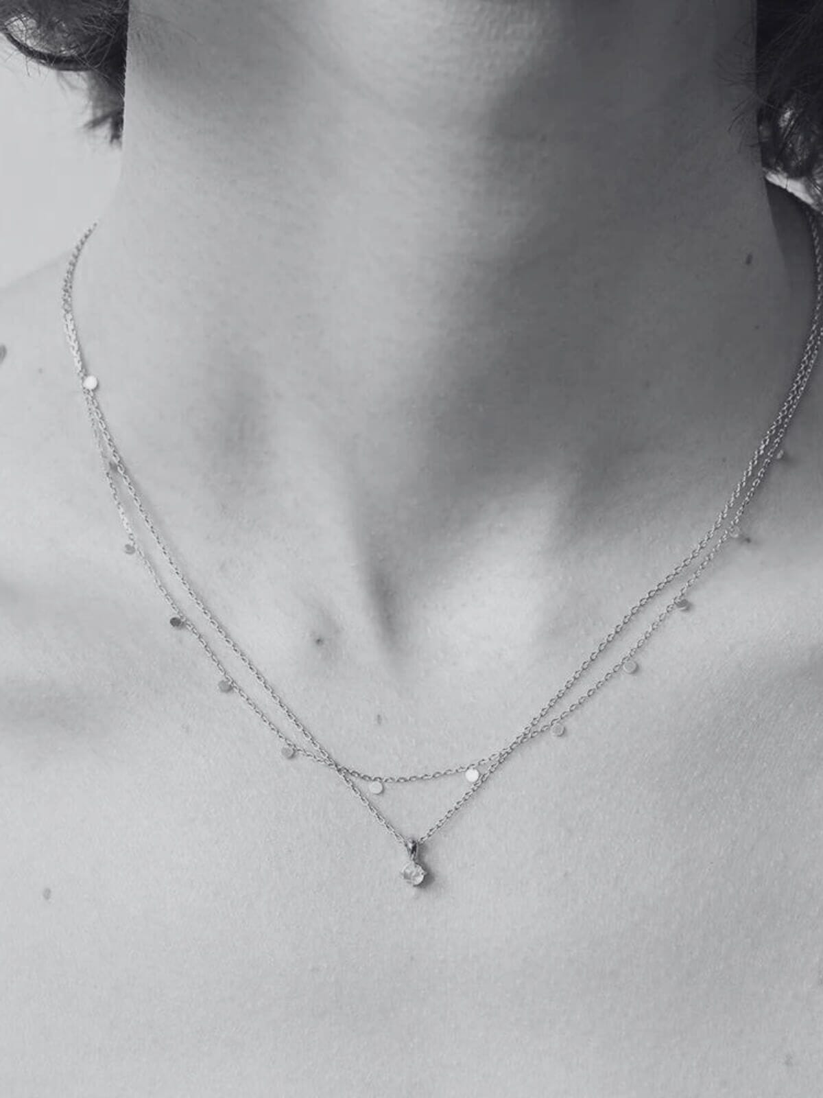 Jolie & Deen | Amara Necklace - Silver | Perlu