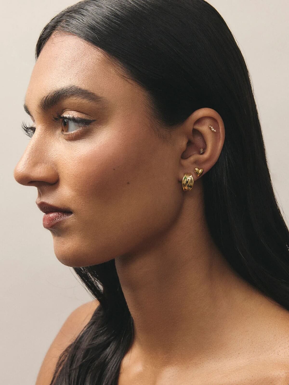 Anouk Studs - Gold Earrings Jolie & Deen 