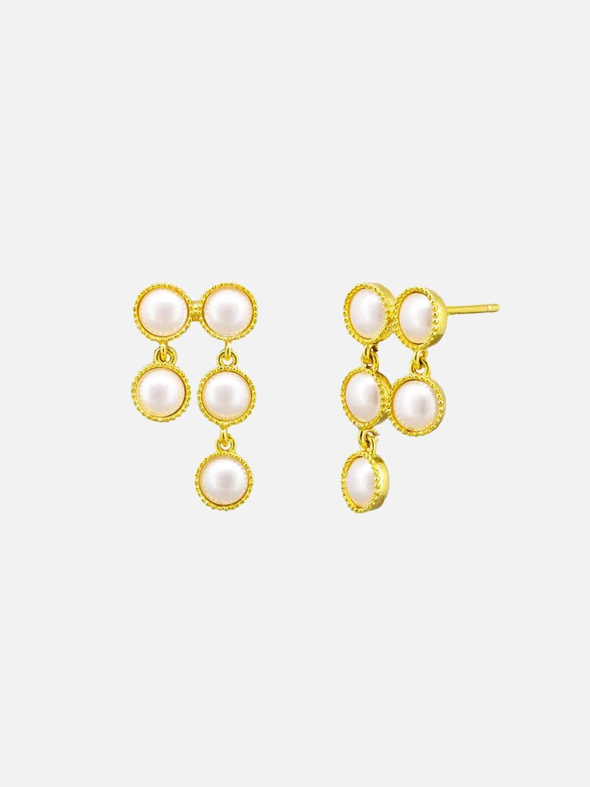Ardyn Earrings - Gold Earrings Jolie & Deen 