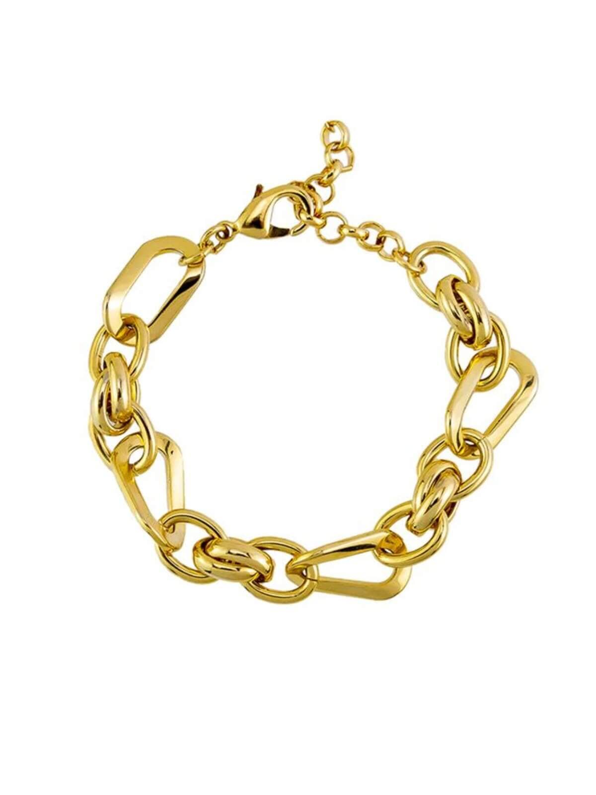 Jolie & Deen | Bec Chain Bracelet - Gold | Perlu