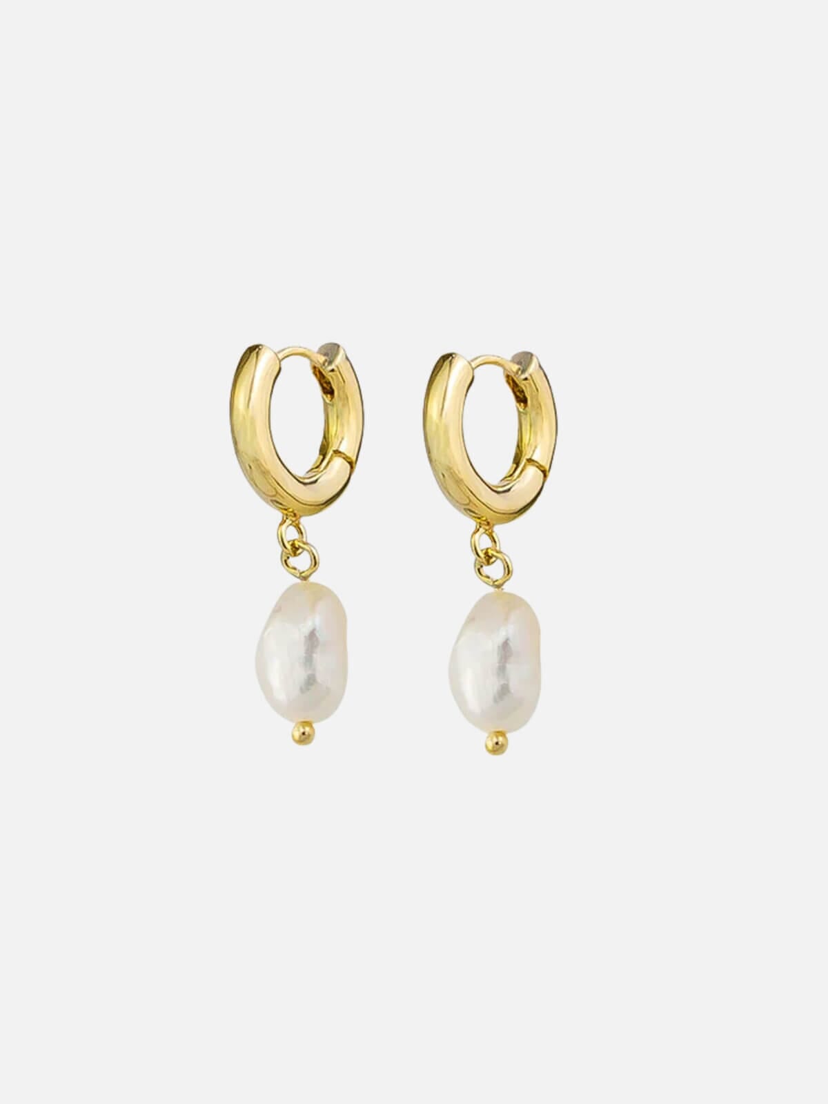 Bethany Pearl Sleepers - Gold Earrings Jolie & Deen 