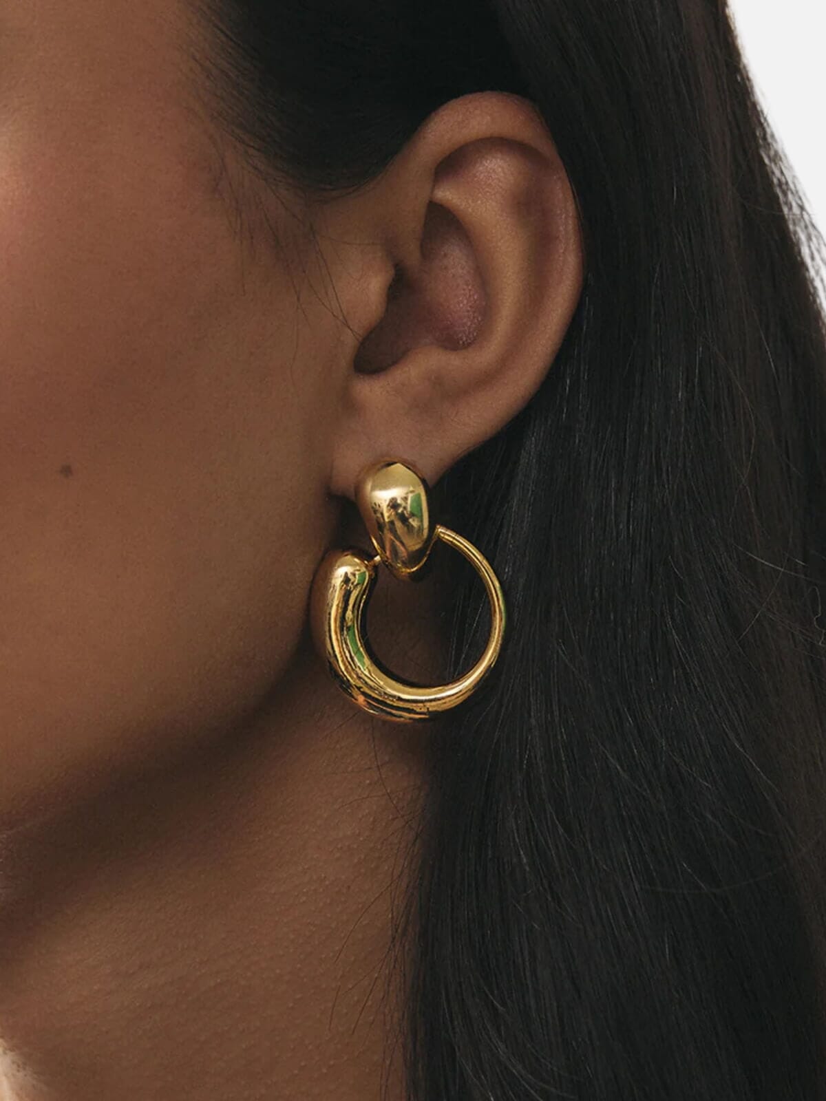 Fabienne Earrings - Gold Earrings Jolie & Deen 