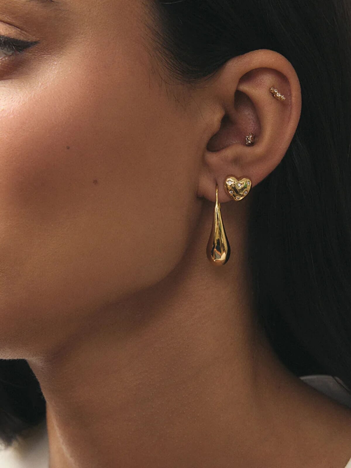 Gill Earrings - Gold Earrings Jolie & Deen 