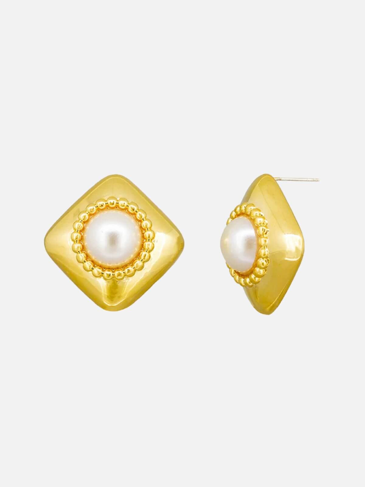 Jolie & Deen | Luana Earrings - Gold | Perlu