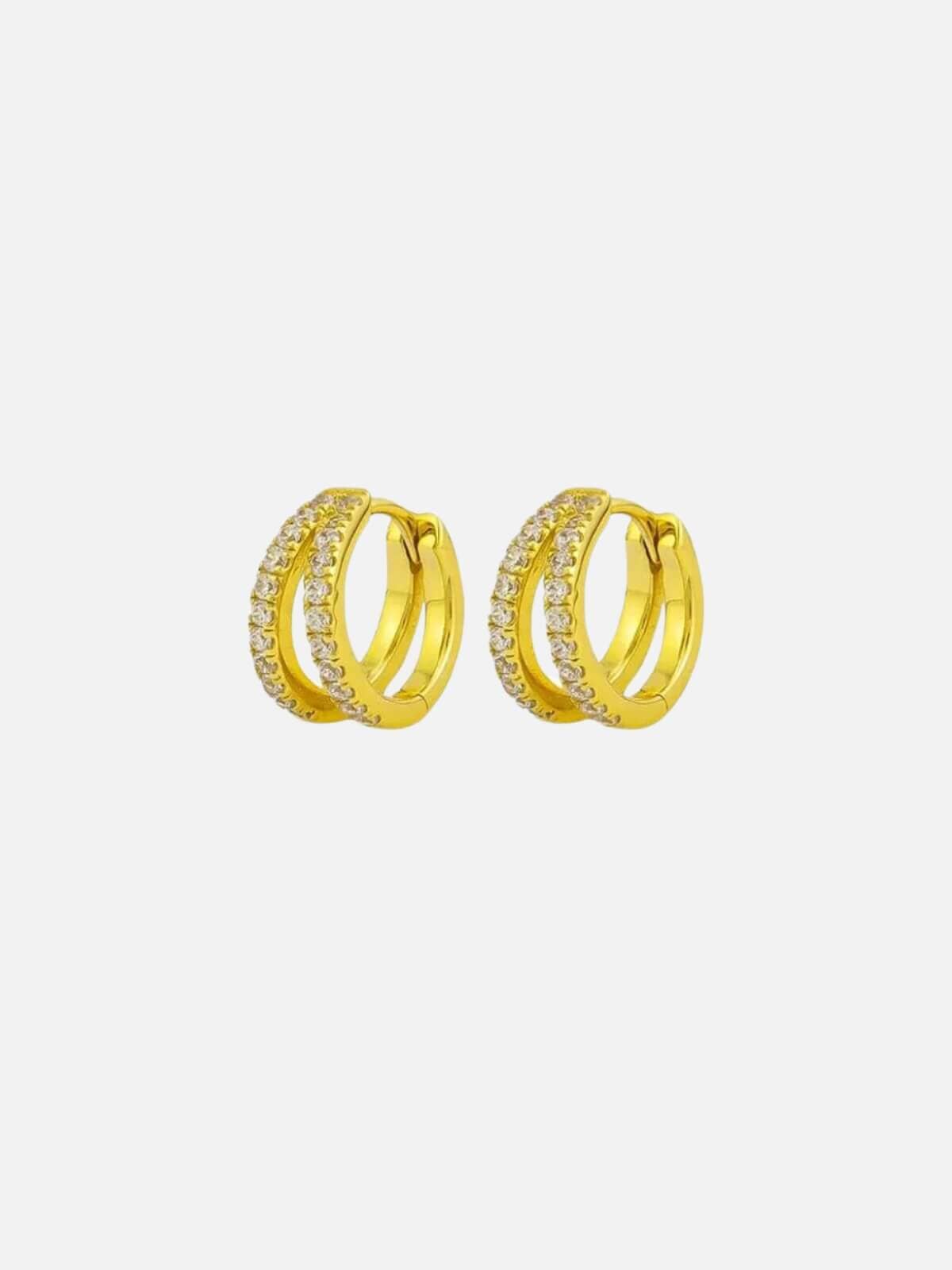 Lulla Sleepers - Gold Earrings Jolie & Deen 