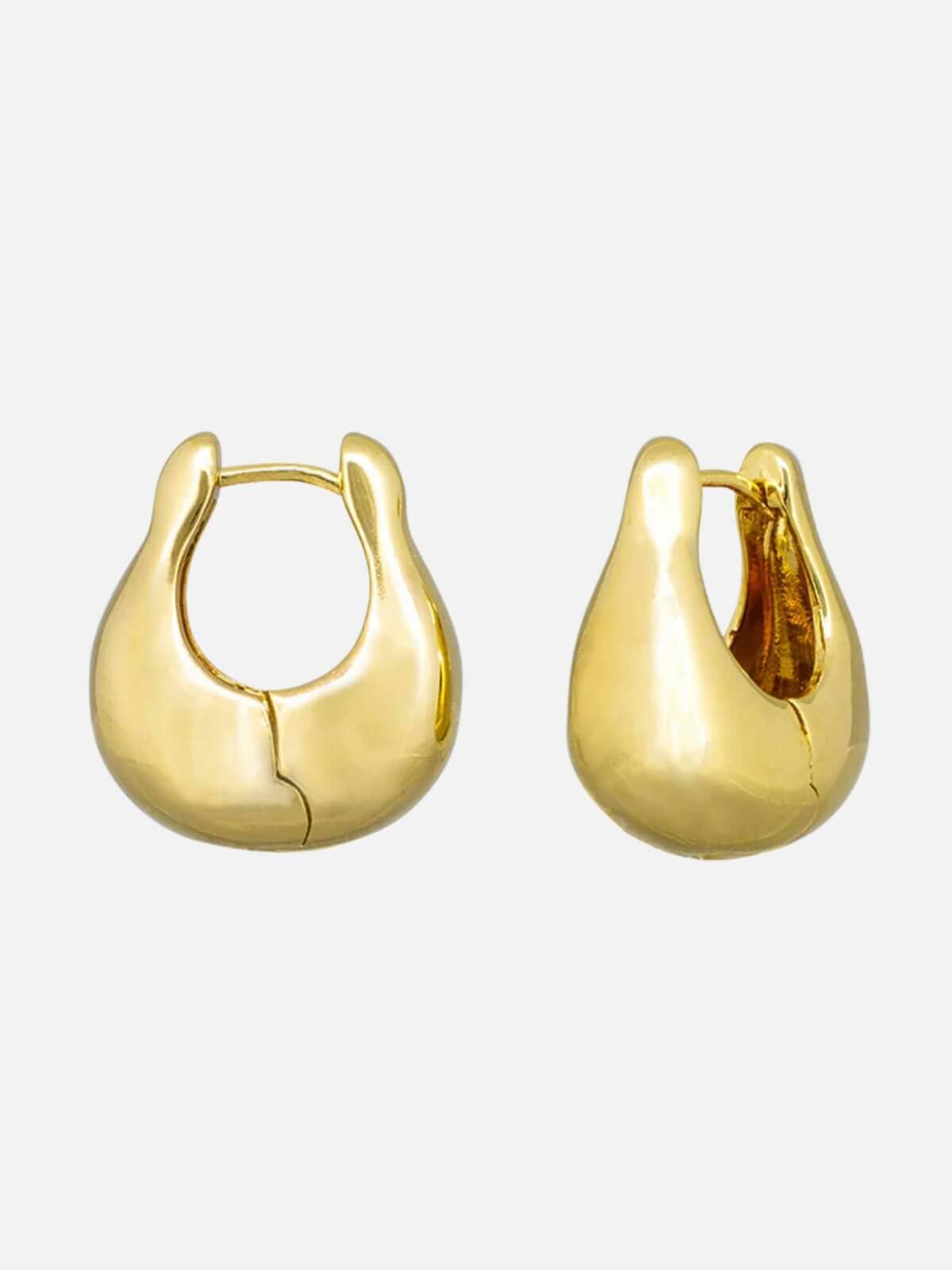 Tina Hoops - Gold Earrings Jolie & Deen 