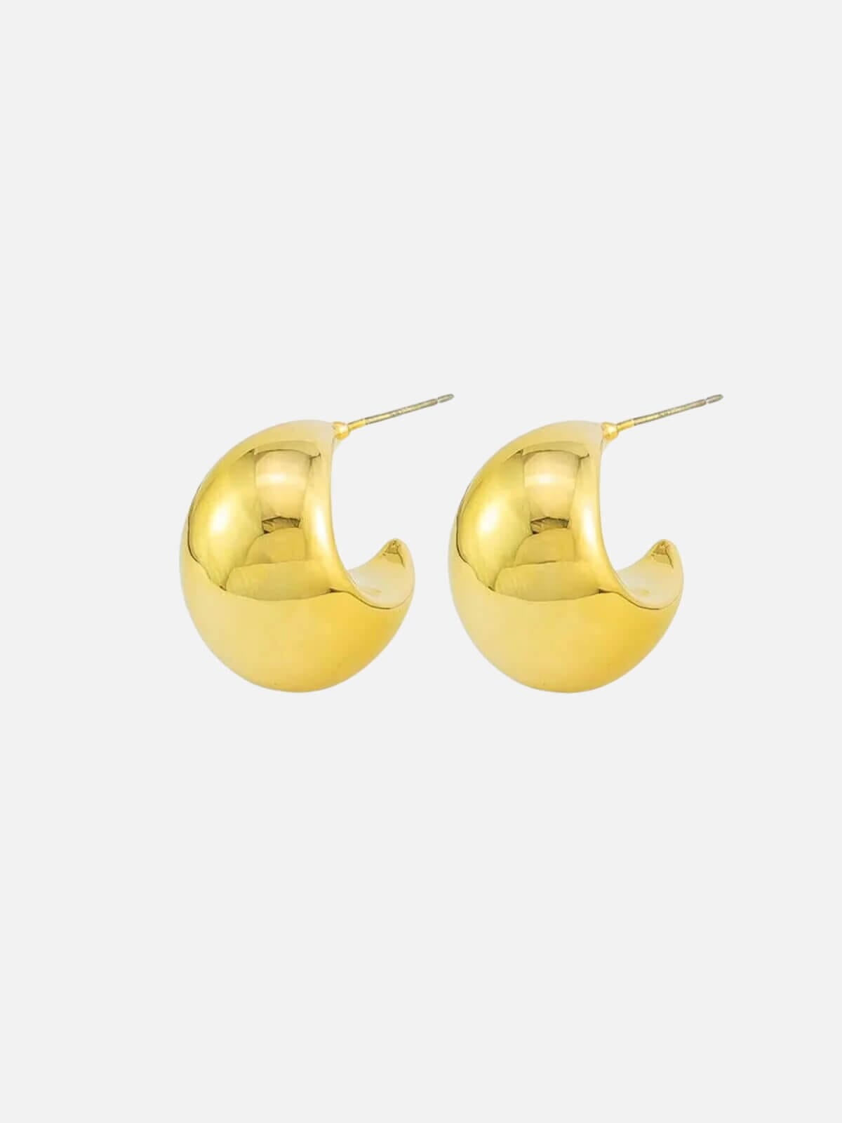 Vicki Hoops - Gold Earrings Jolie & Deen 