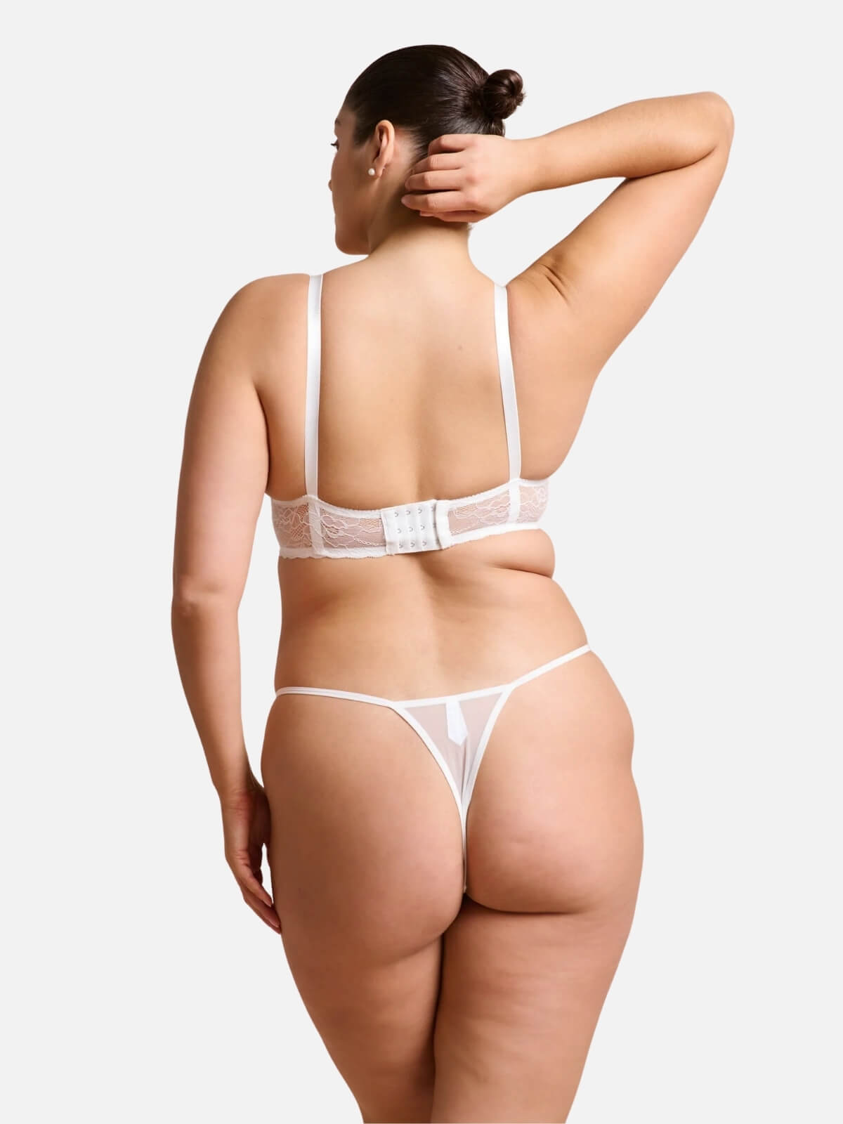 Maverick Underwire Lace Bra - White