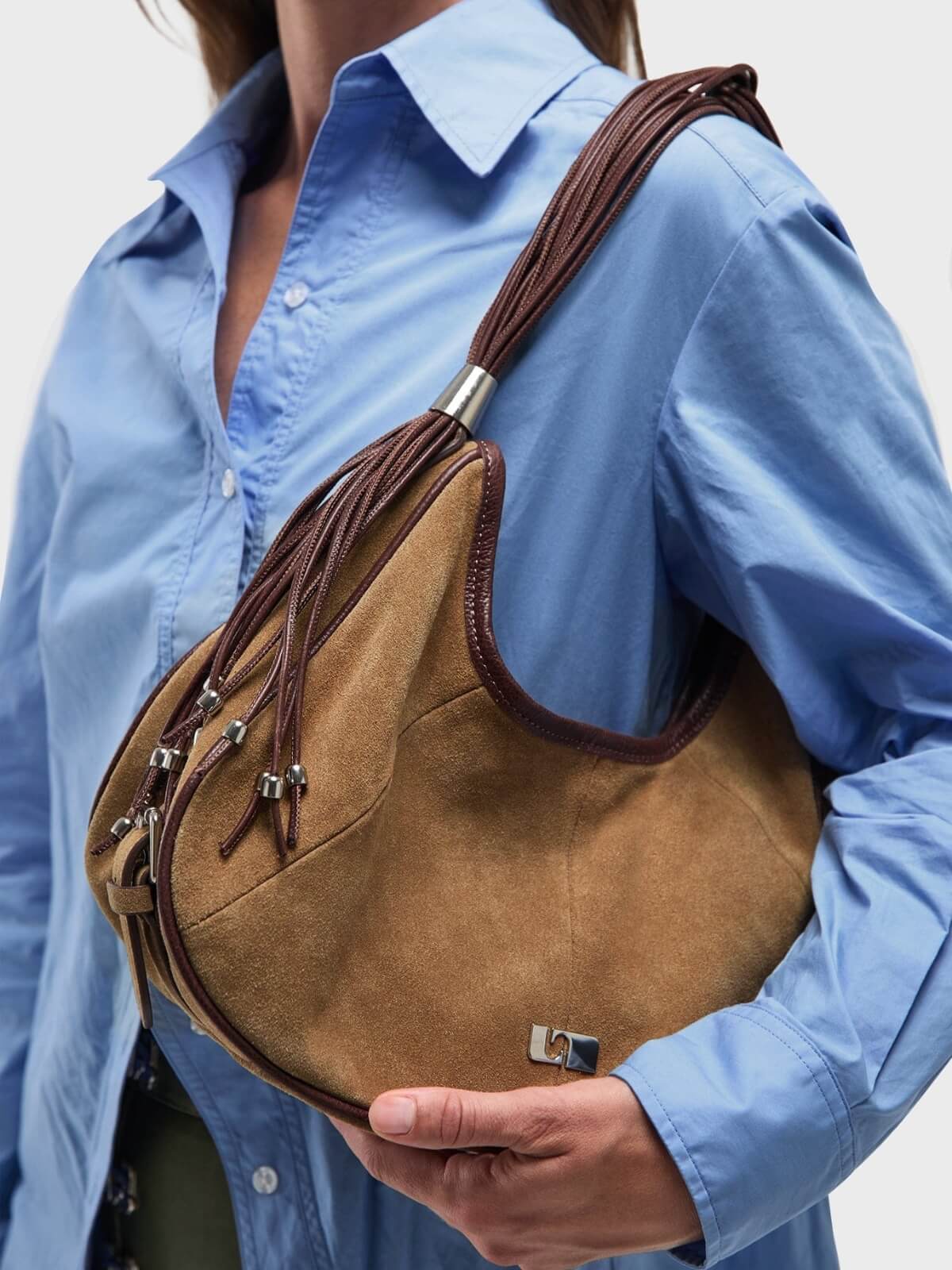 Dolly Suede Bag - Camel