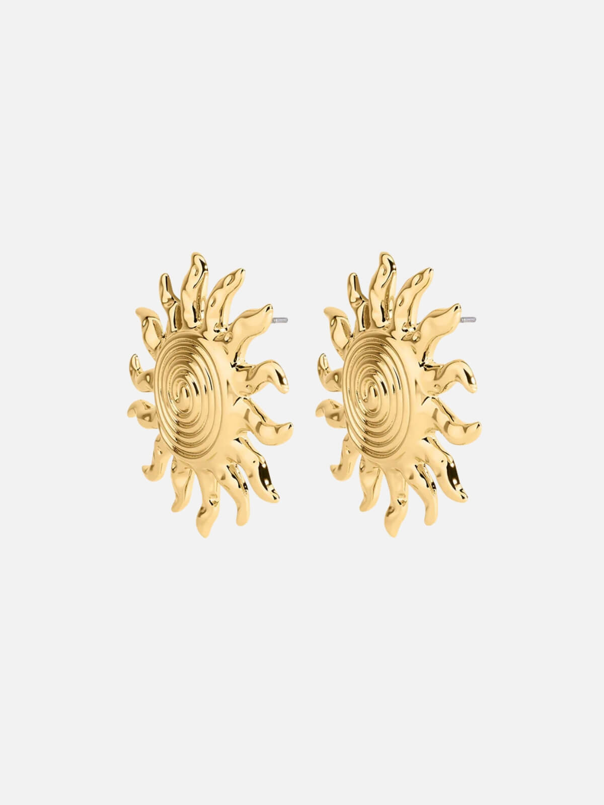 The Ibizia Sun Earrings - Gold