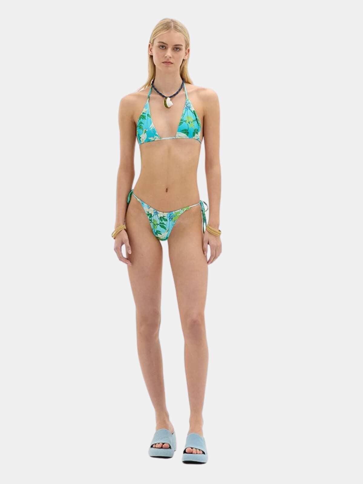 MUMA World | Eden Reversible Bikini Top - Blue | Perlu