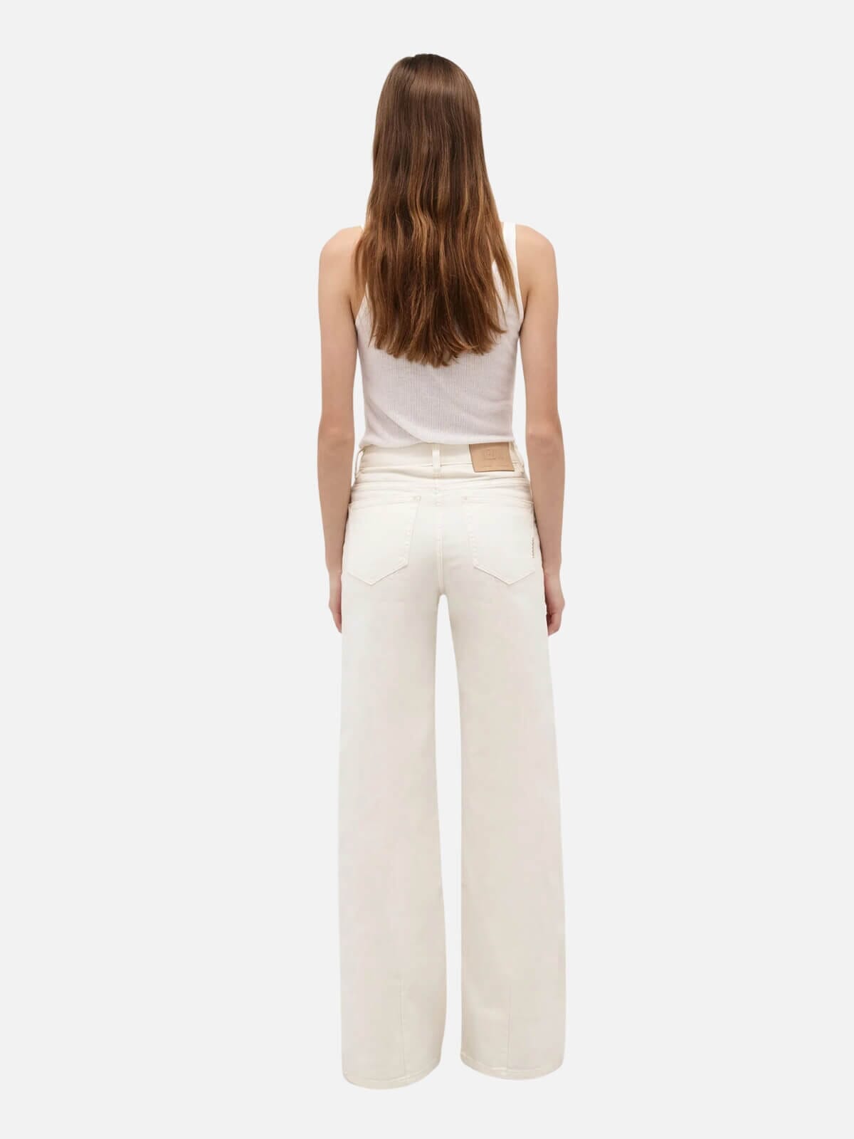 Eva Wide - Cream Jeans Neuw Denim 
