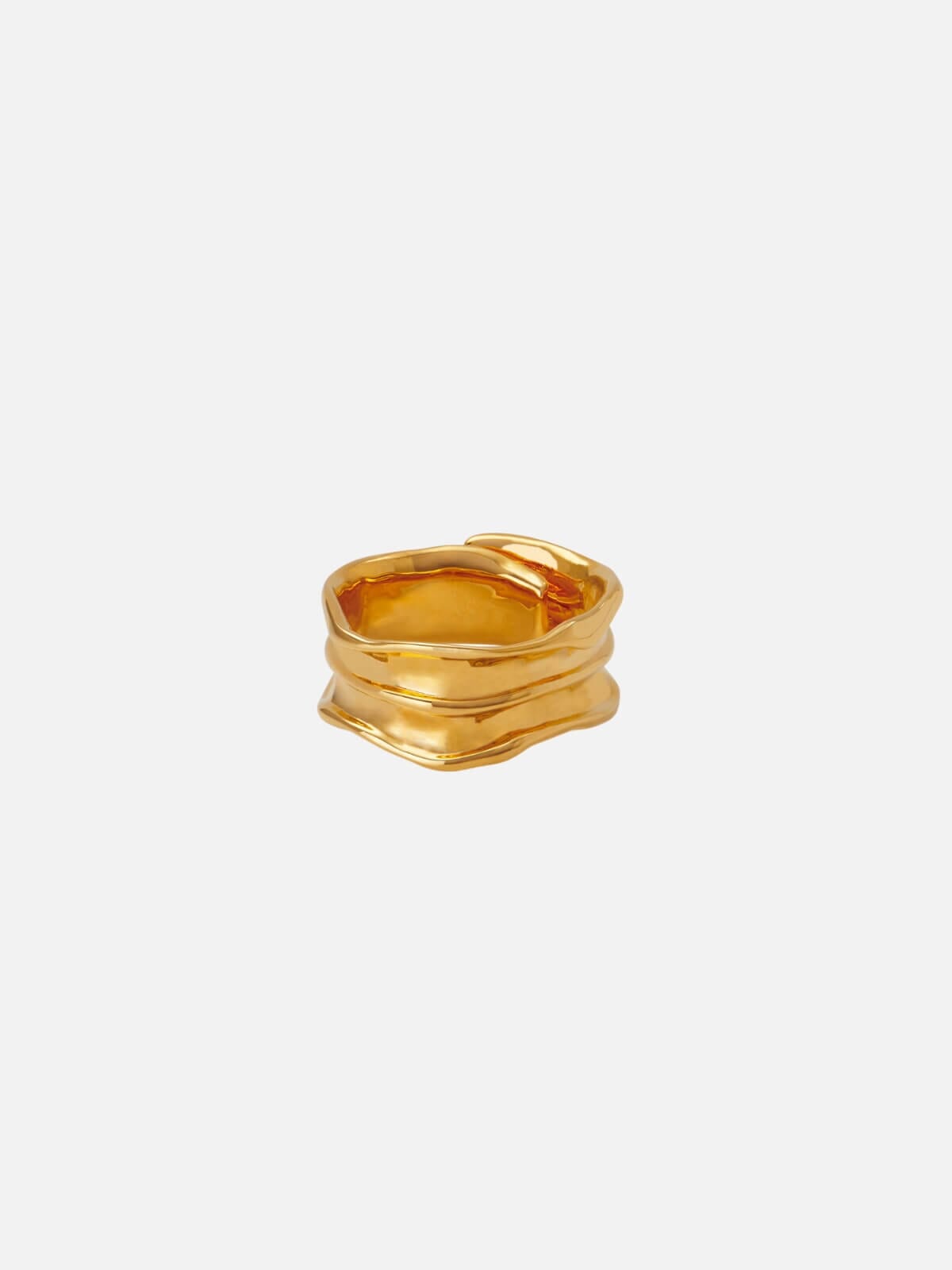 Ripple Ring - Gold Rings NOAH THE LABEL 