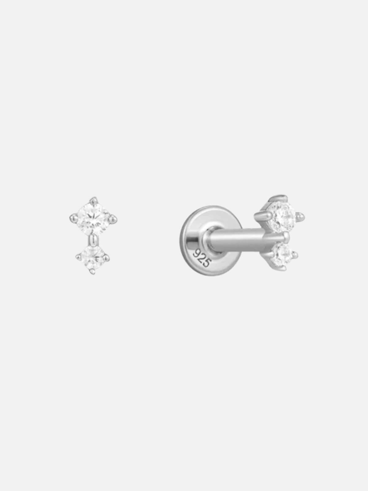Odeya Cartilage Earrings - Silver
