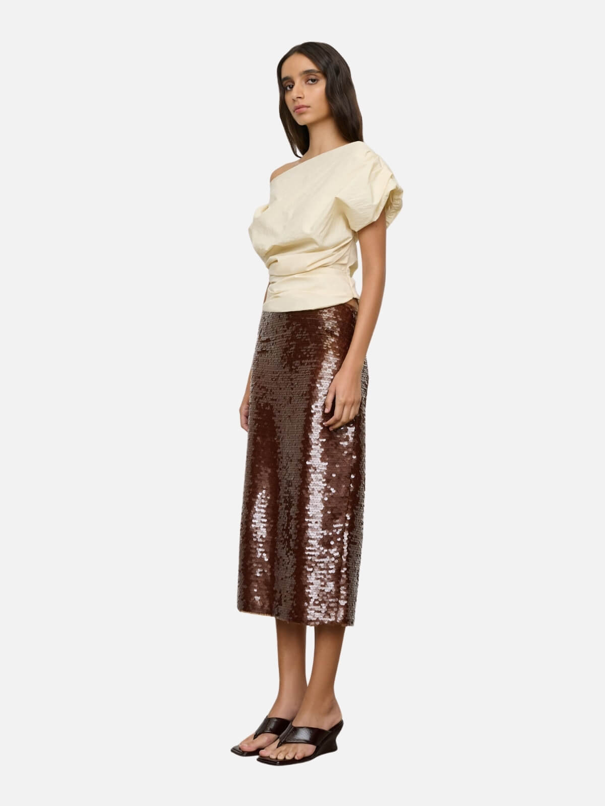 Kendall Skirt - Coffee