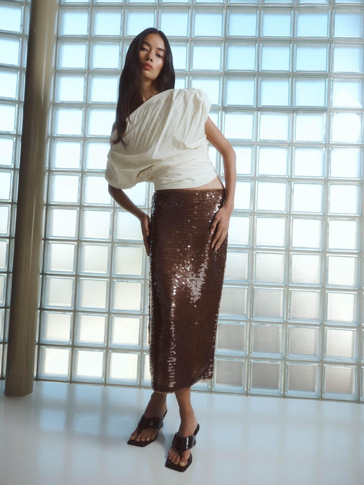 Kendall Skirt - Coffee