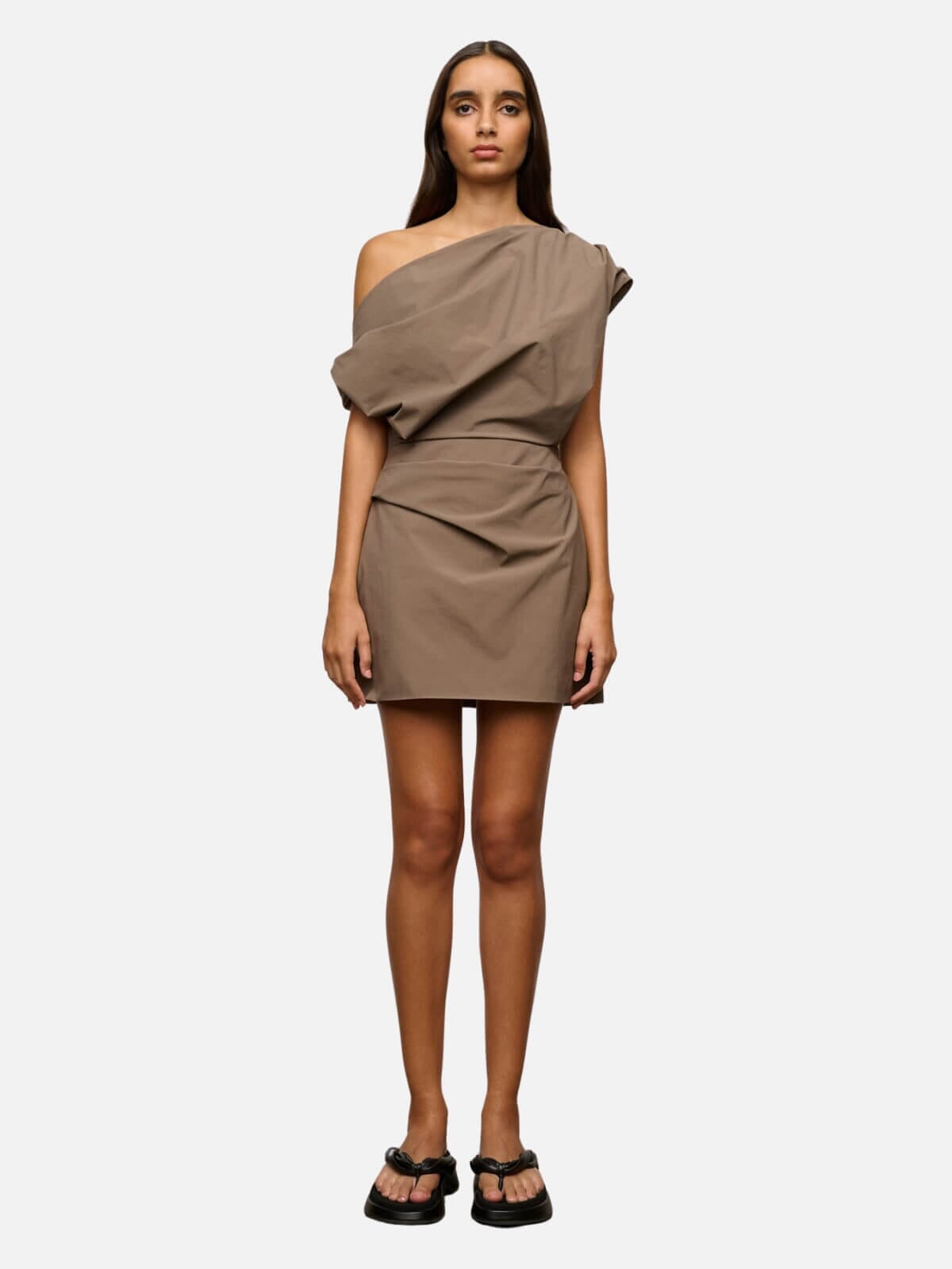 Pallas Mini Dress - Mushroom Dresses & Jumpsuits One Of Others 