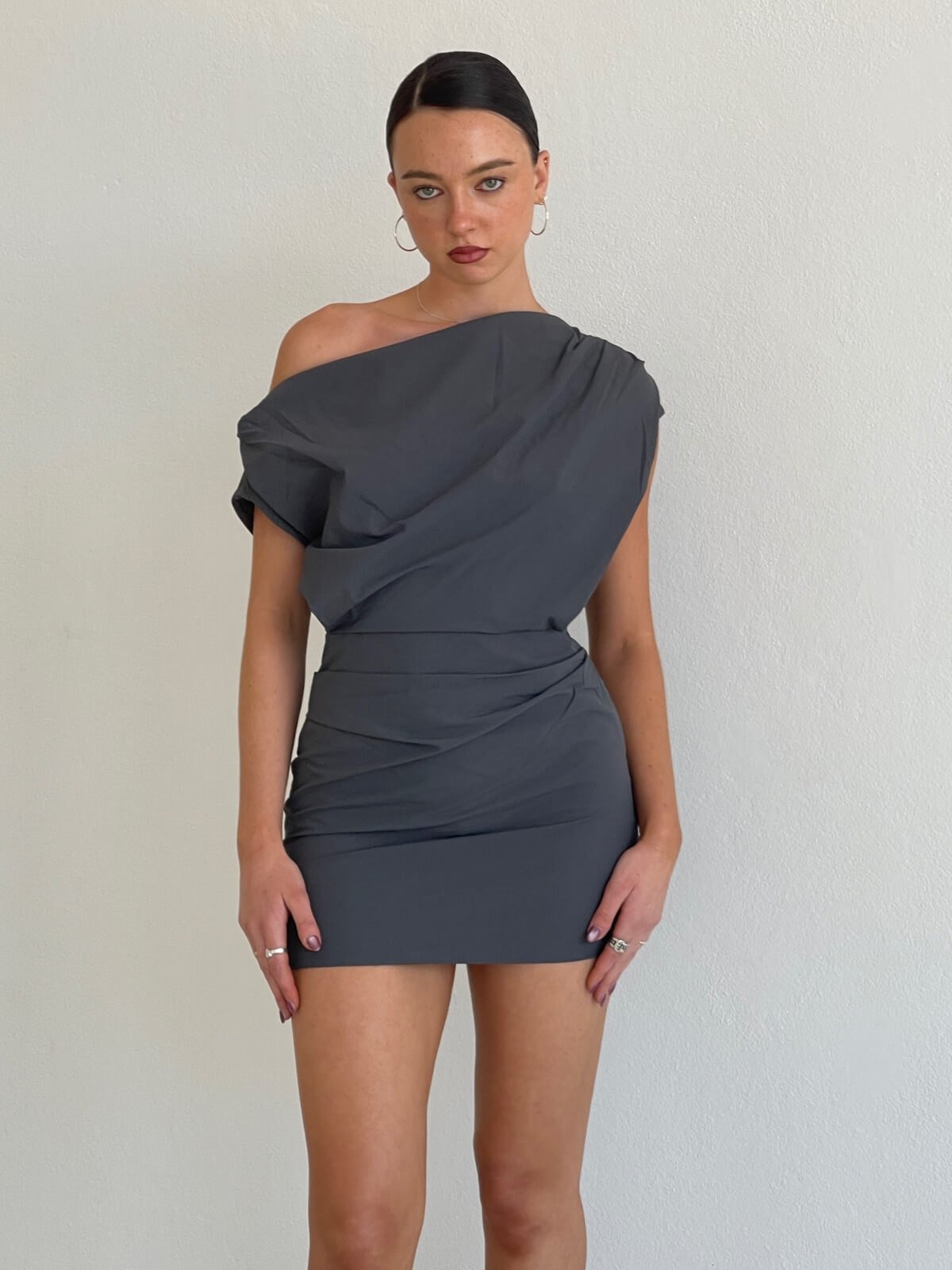 Pallas Mini Dress - Slate