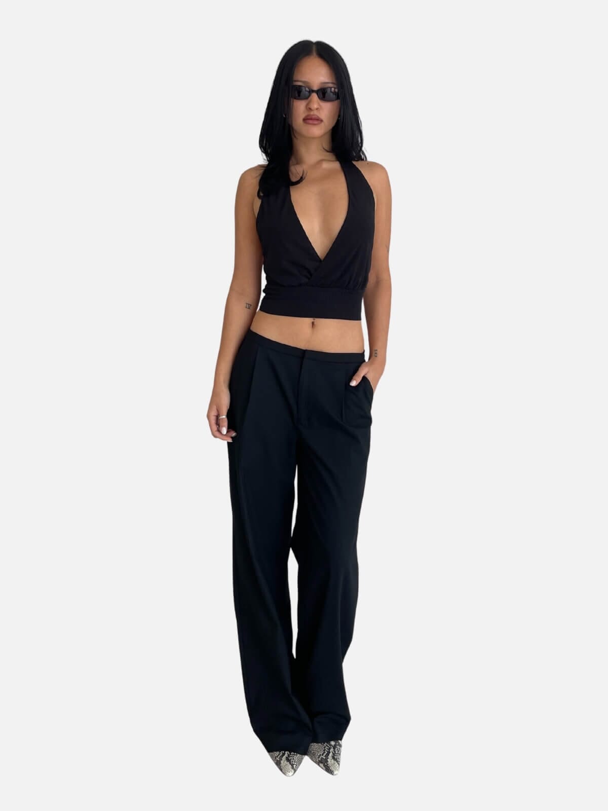 Bex Suit Pant - Black Pants Ownley 