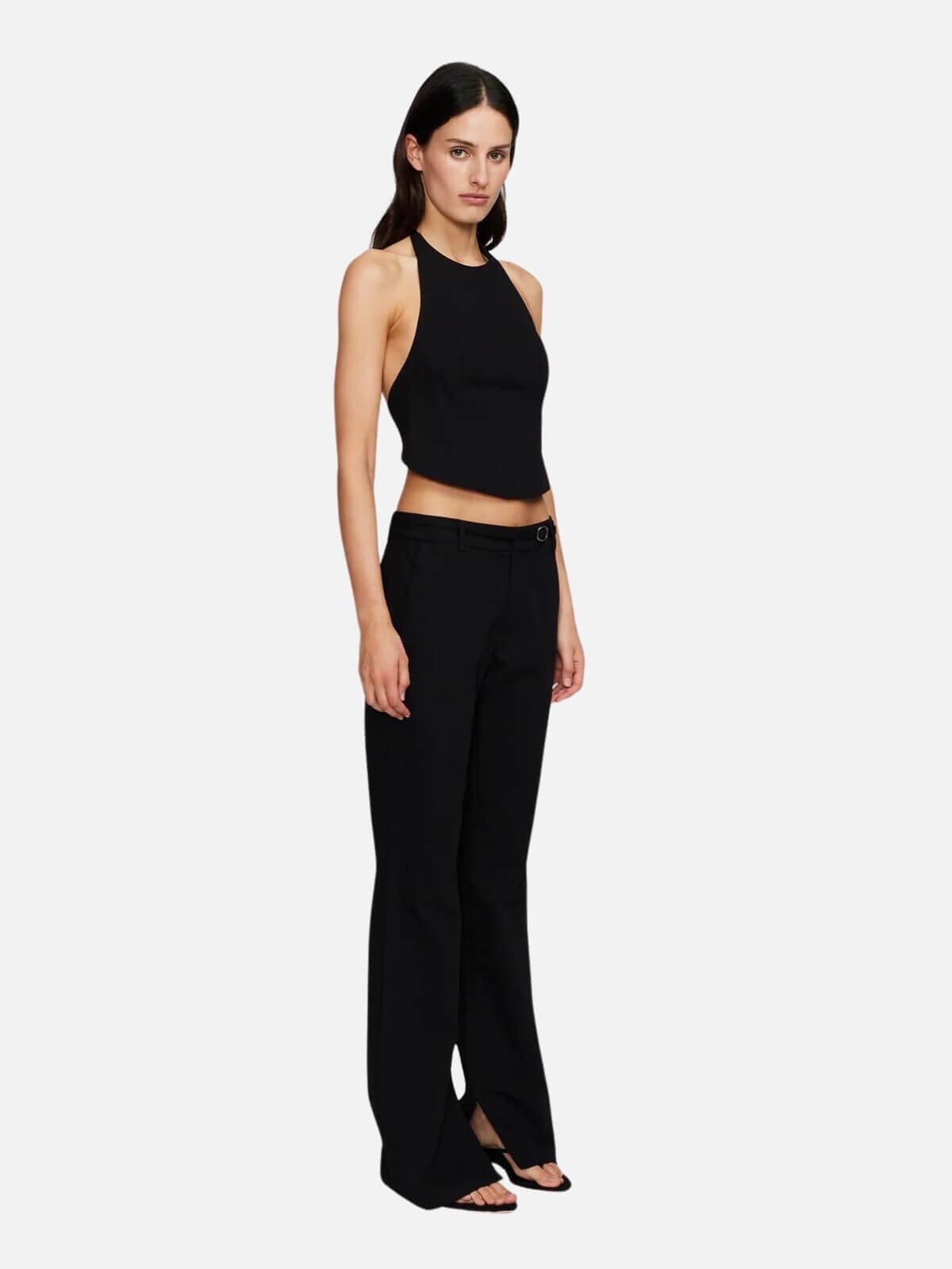 Ownley | Gavriel Suit Pant - Black | Perlu