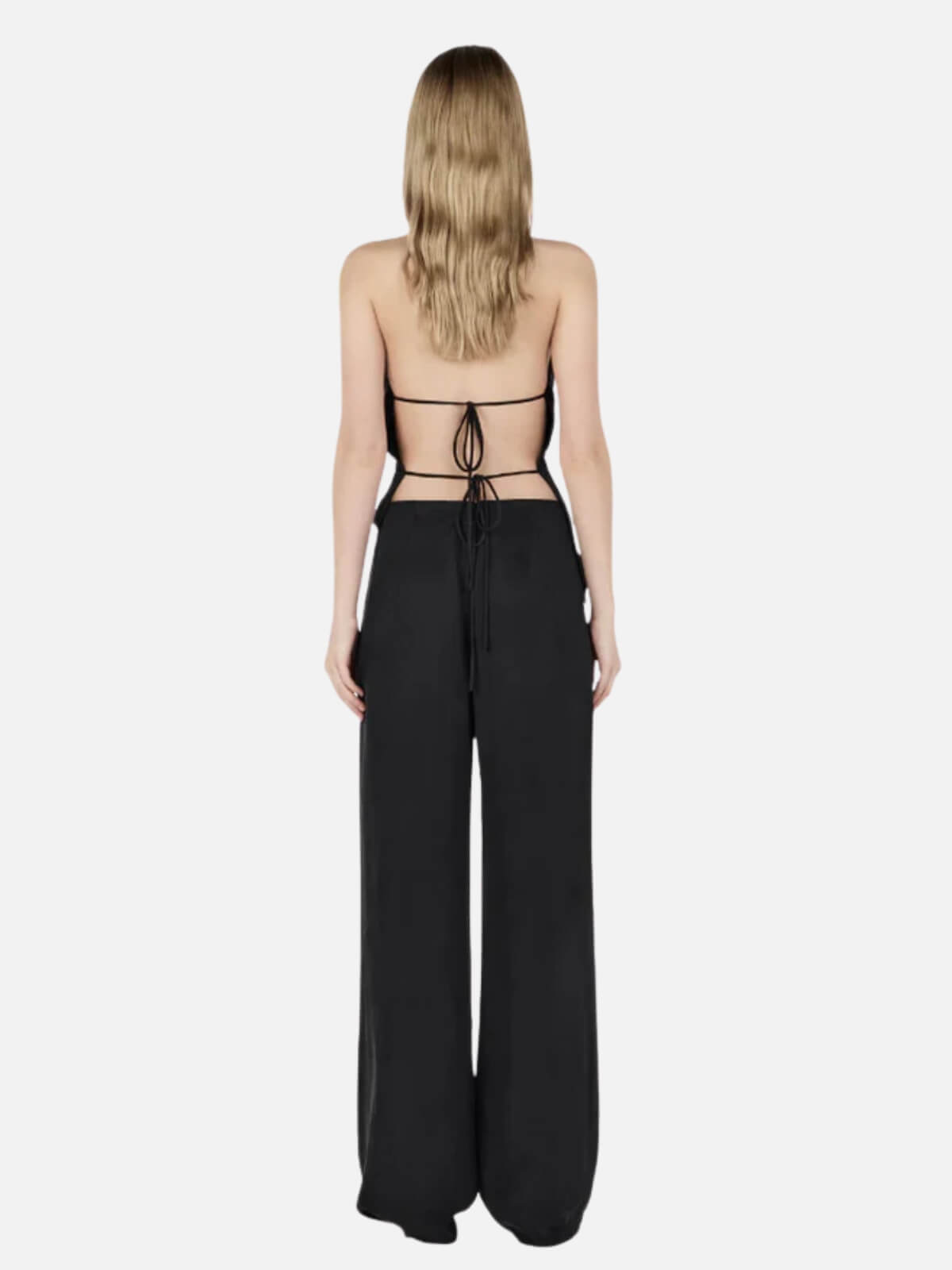 Iris Halter Top-Black