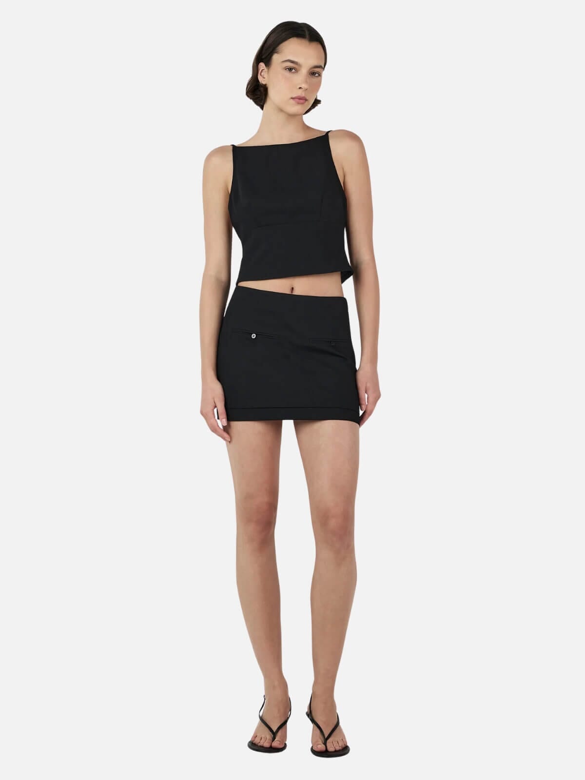 Thea Mini Skirt - Black Skirts Ownley 