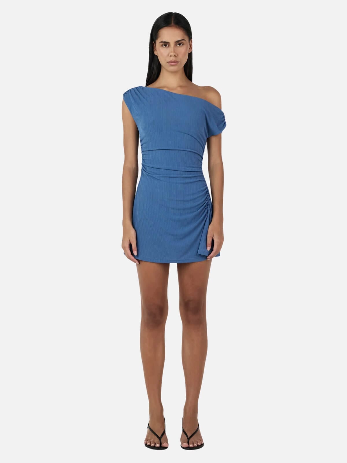 Ownley | Leilani Mini Dress - Marina Blue | Perlu