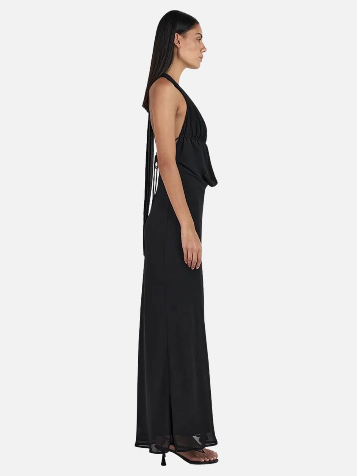 Magson Maxi Dress - Black Dresses & Jumpsuits Ownley 