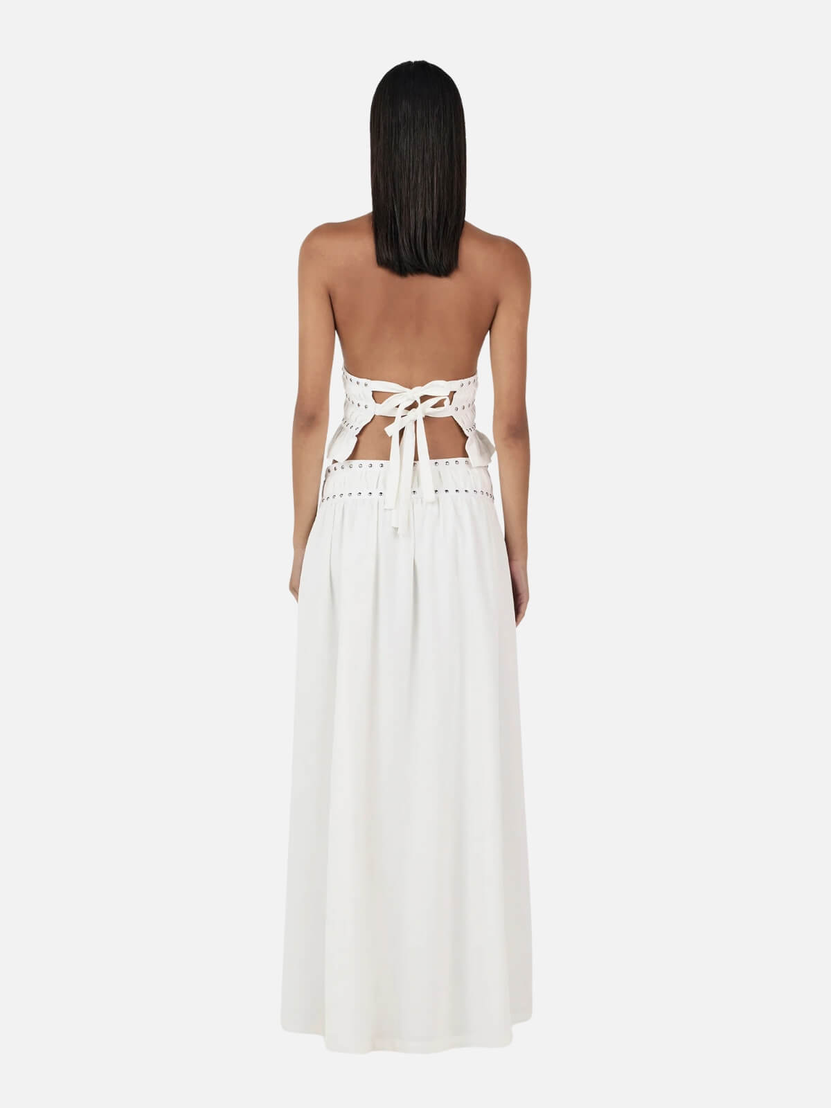 Mavis Studded Top -  Ivory