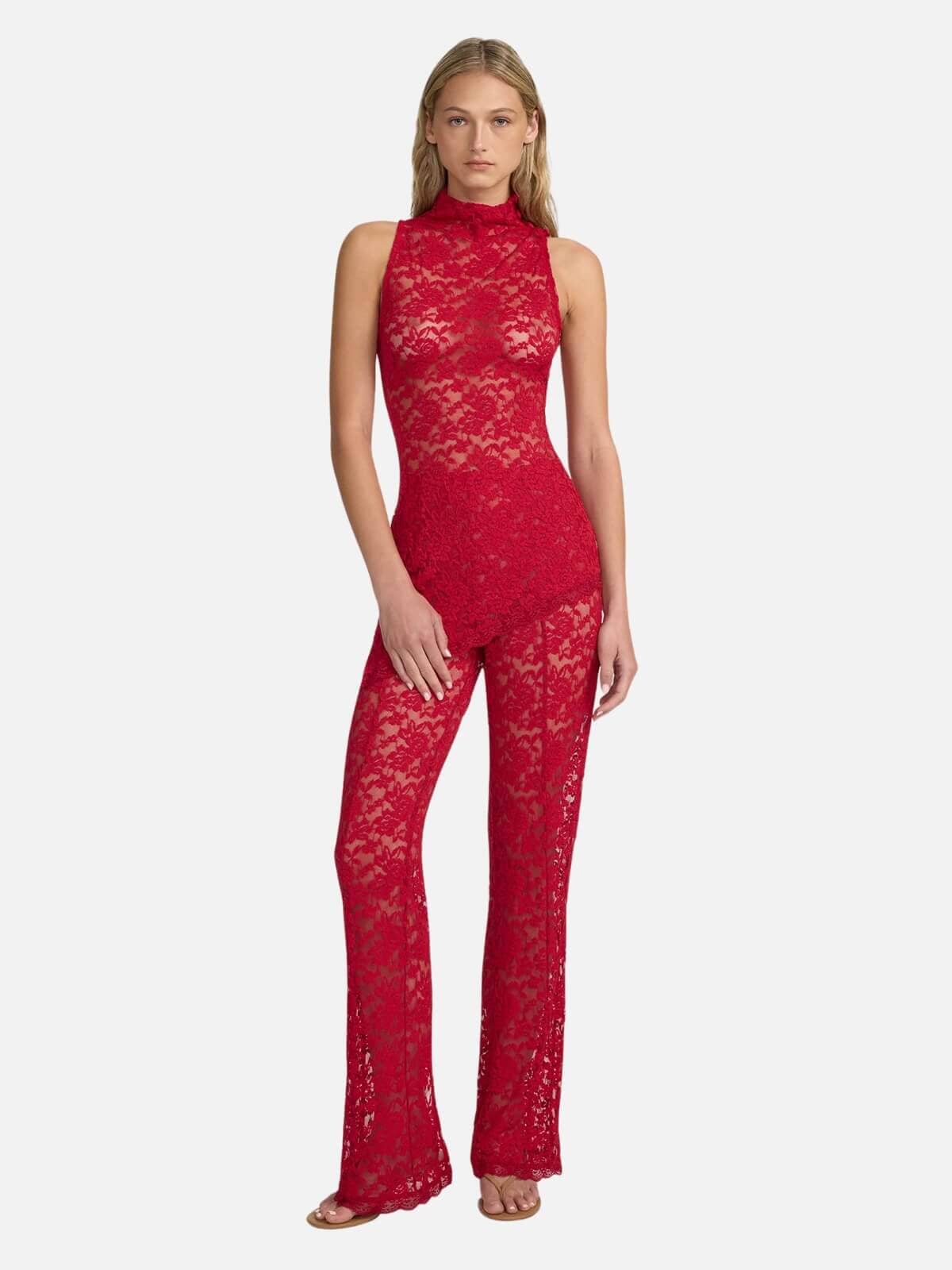 May Lace Halter - Rouje Tops Ownley 