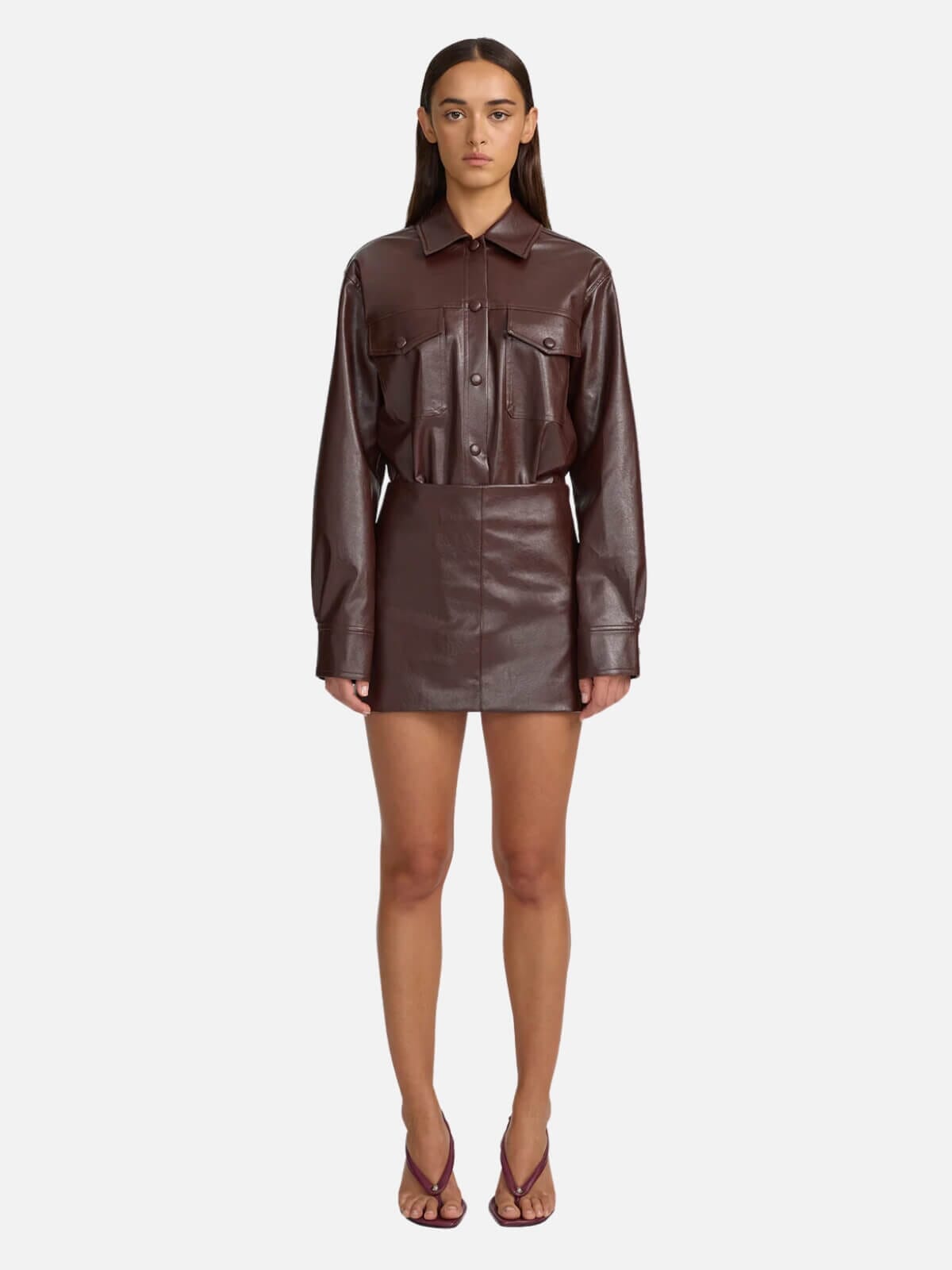 Morriset Mini Skirt - Cherry Cola Skirts Ownley 