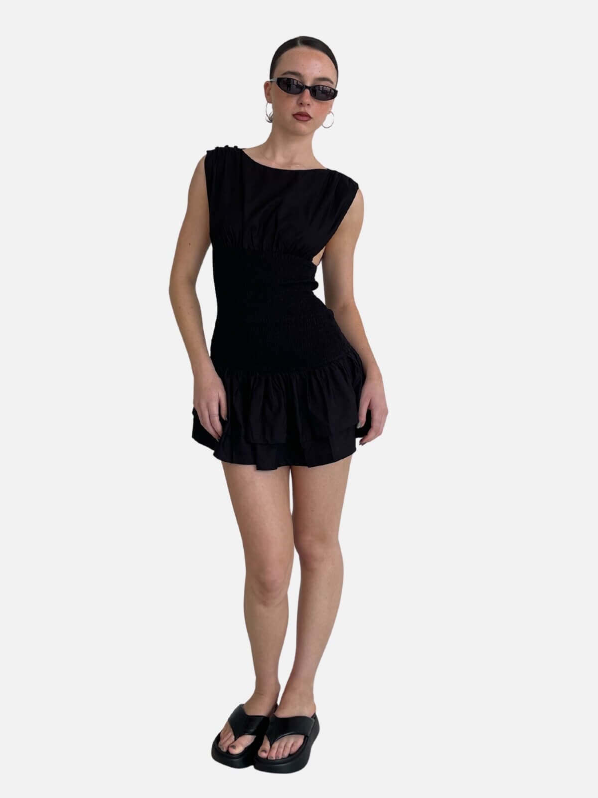Nera Mini Dress - Black Dresses & Jumpsuits Ownley 
