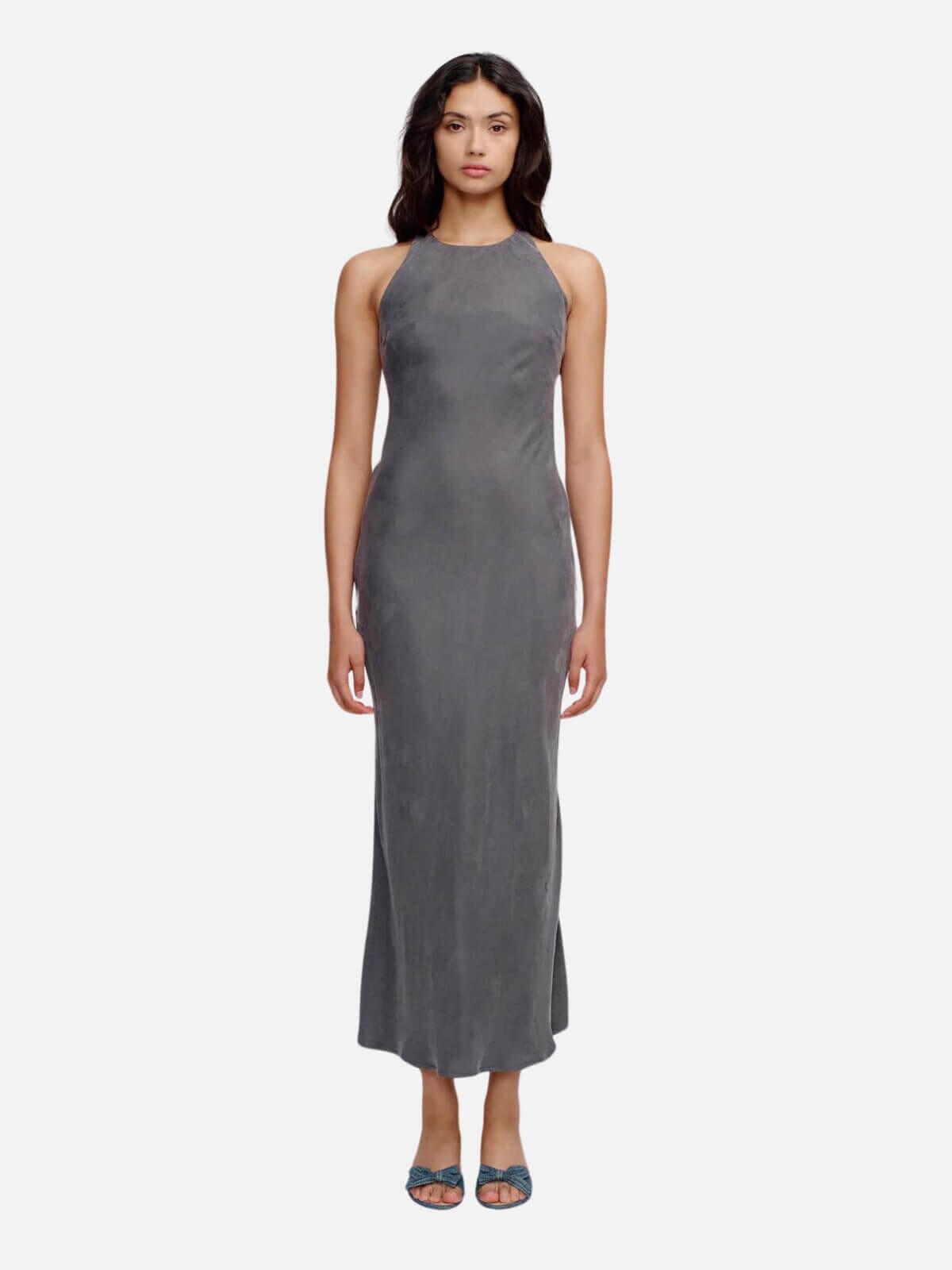 Ownley | Sienna Slip Dress - Slate | Perlu